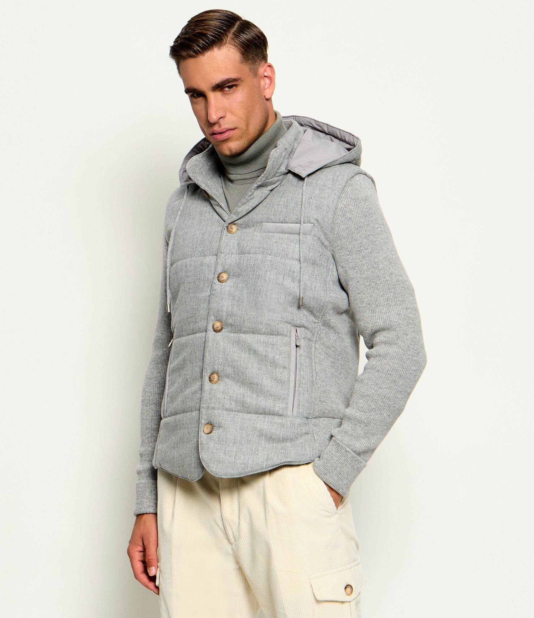 Gran Sasso De lână geacă | Slim Fit