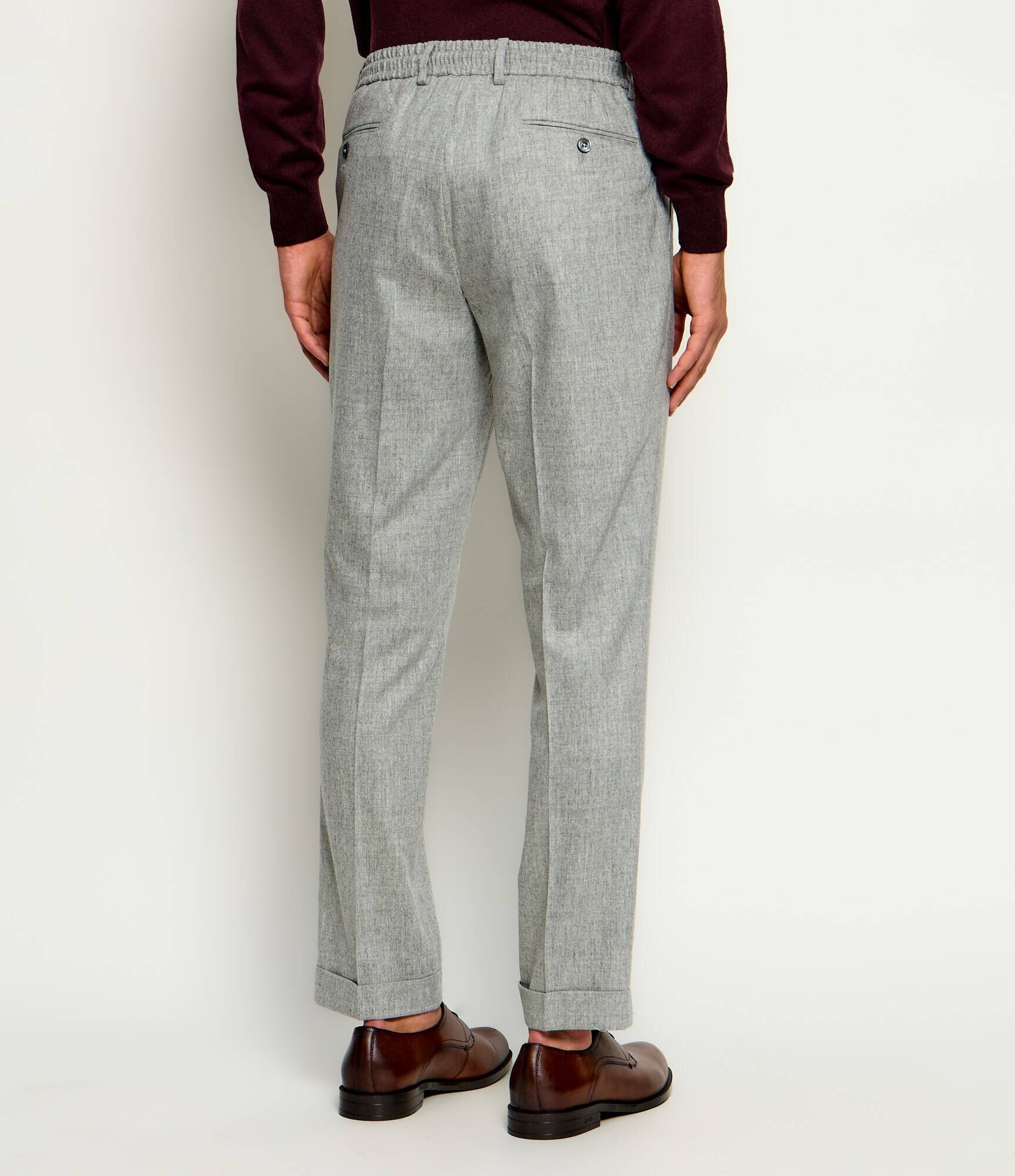 Gran Sasso De lână pantaloni chino | regular fit