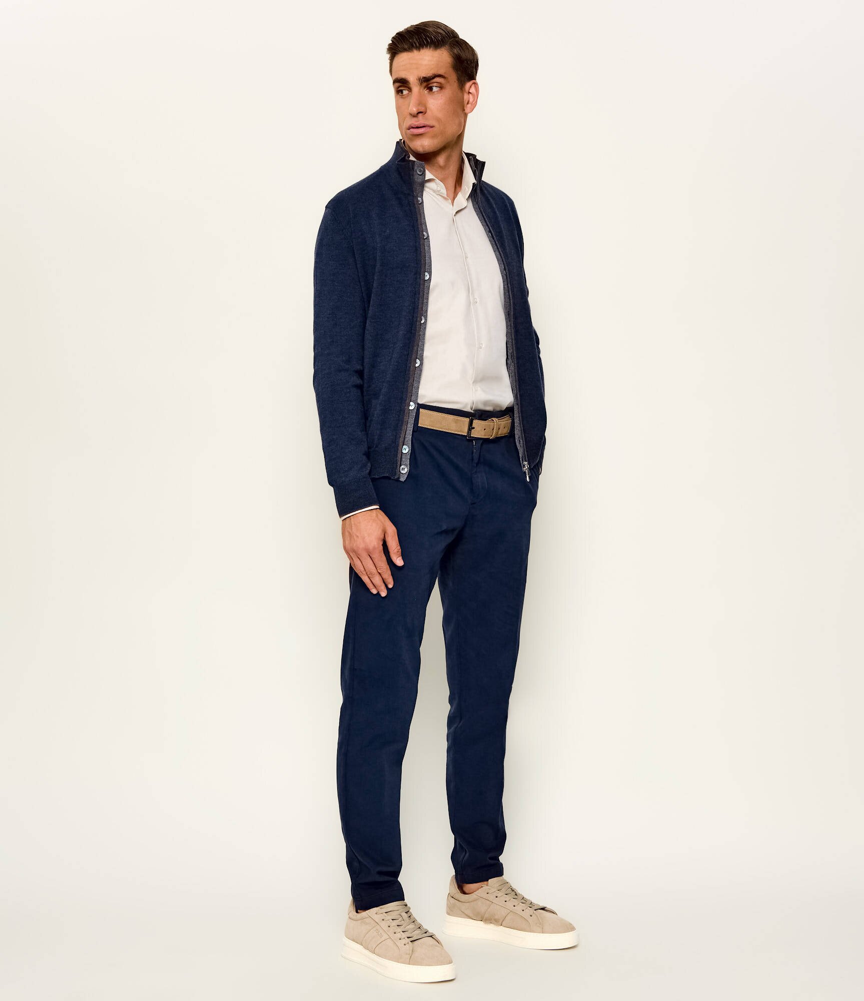 Gran Sasso De lână pulover | Slim Fit