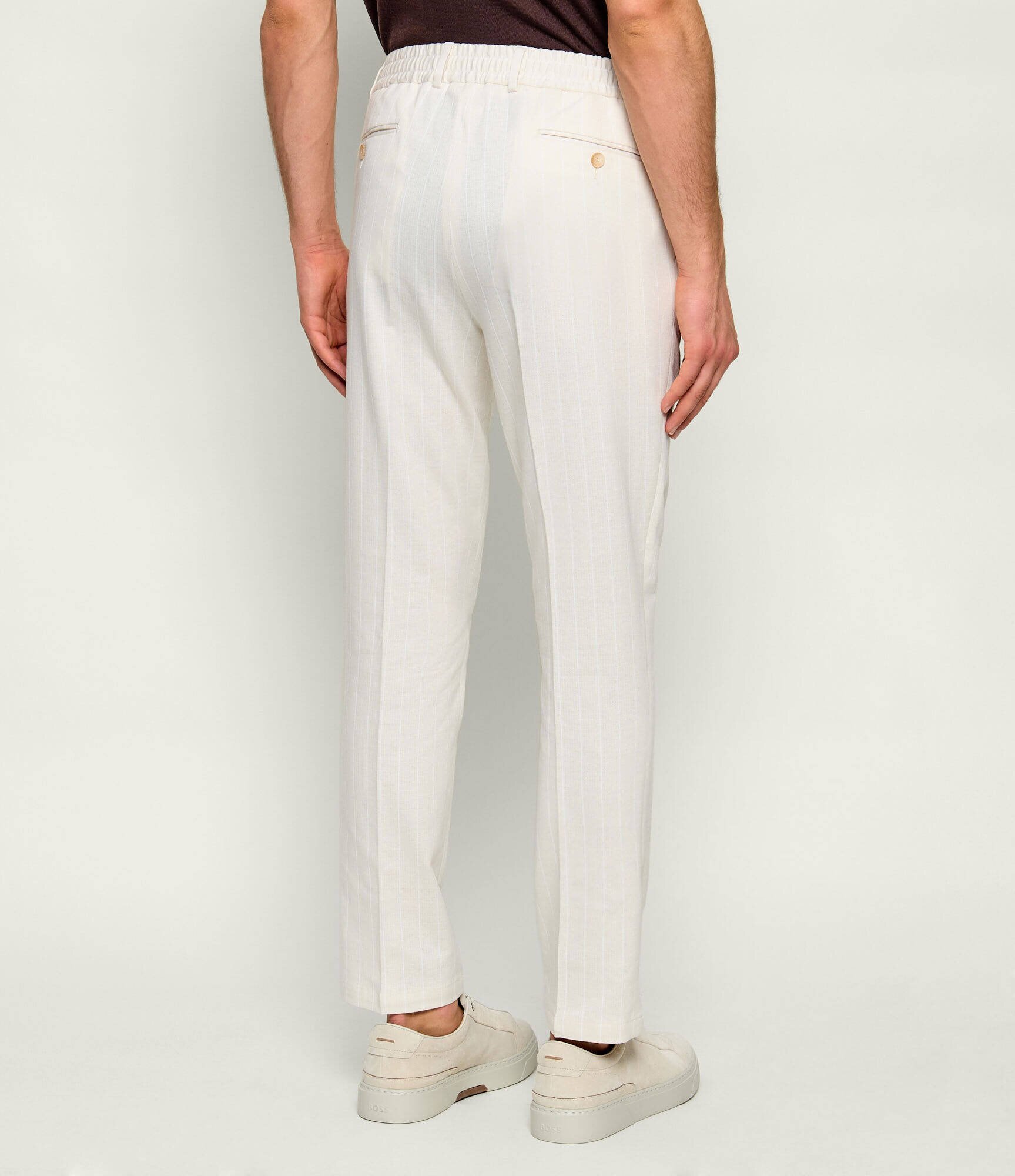 Gran Sasso Pantaloni chino | Slim Fit | cu adaos de in