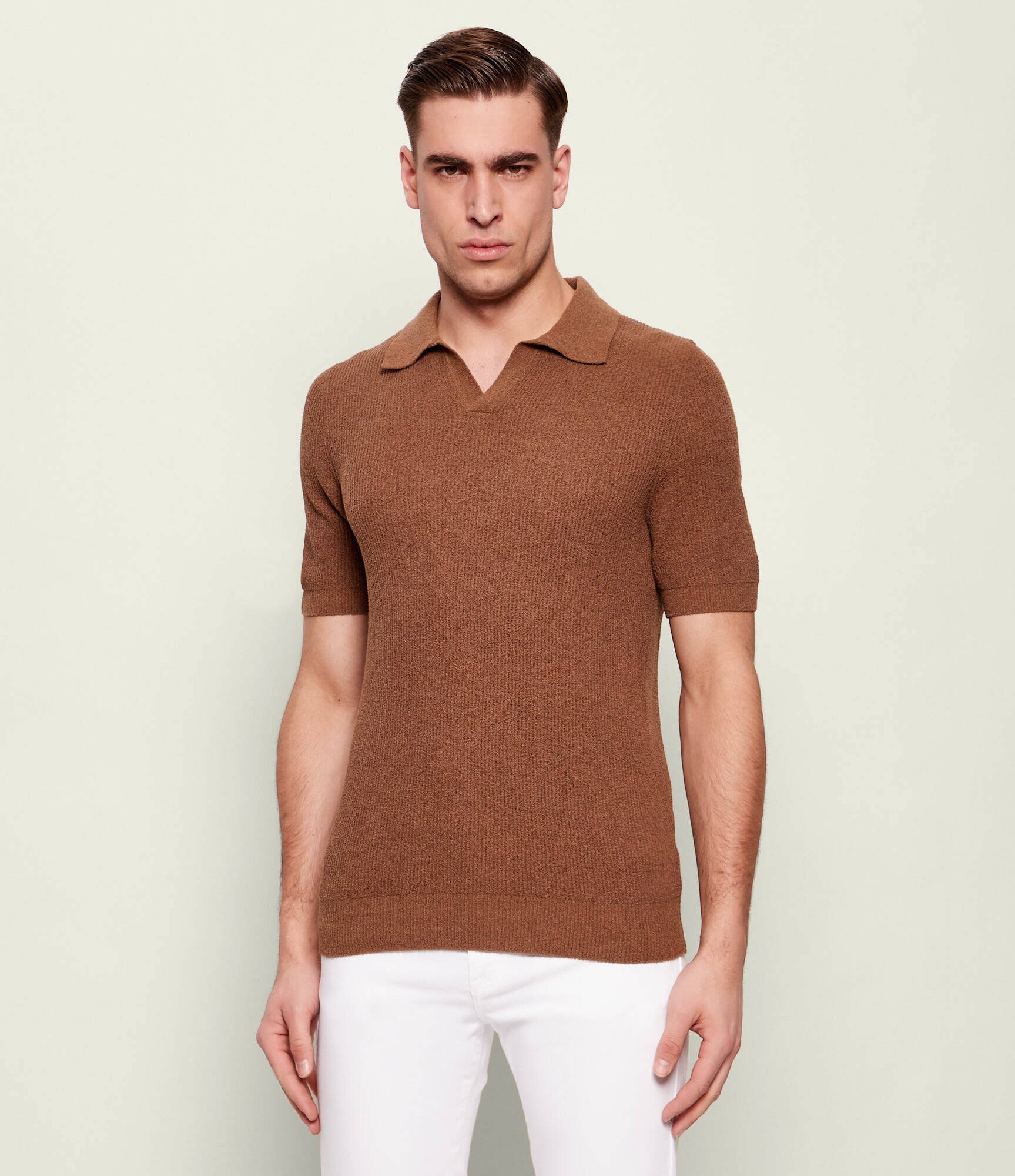 Gran Sasso Polo | Slim Fit frotir