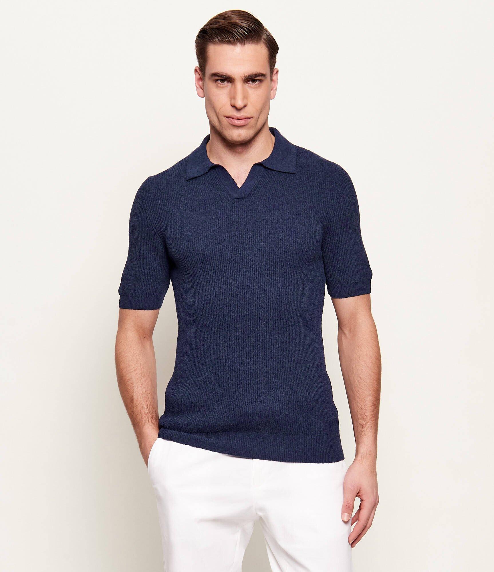 Gran Sasso Polo | Slim Fit frotir