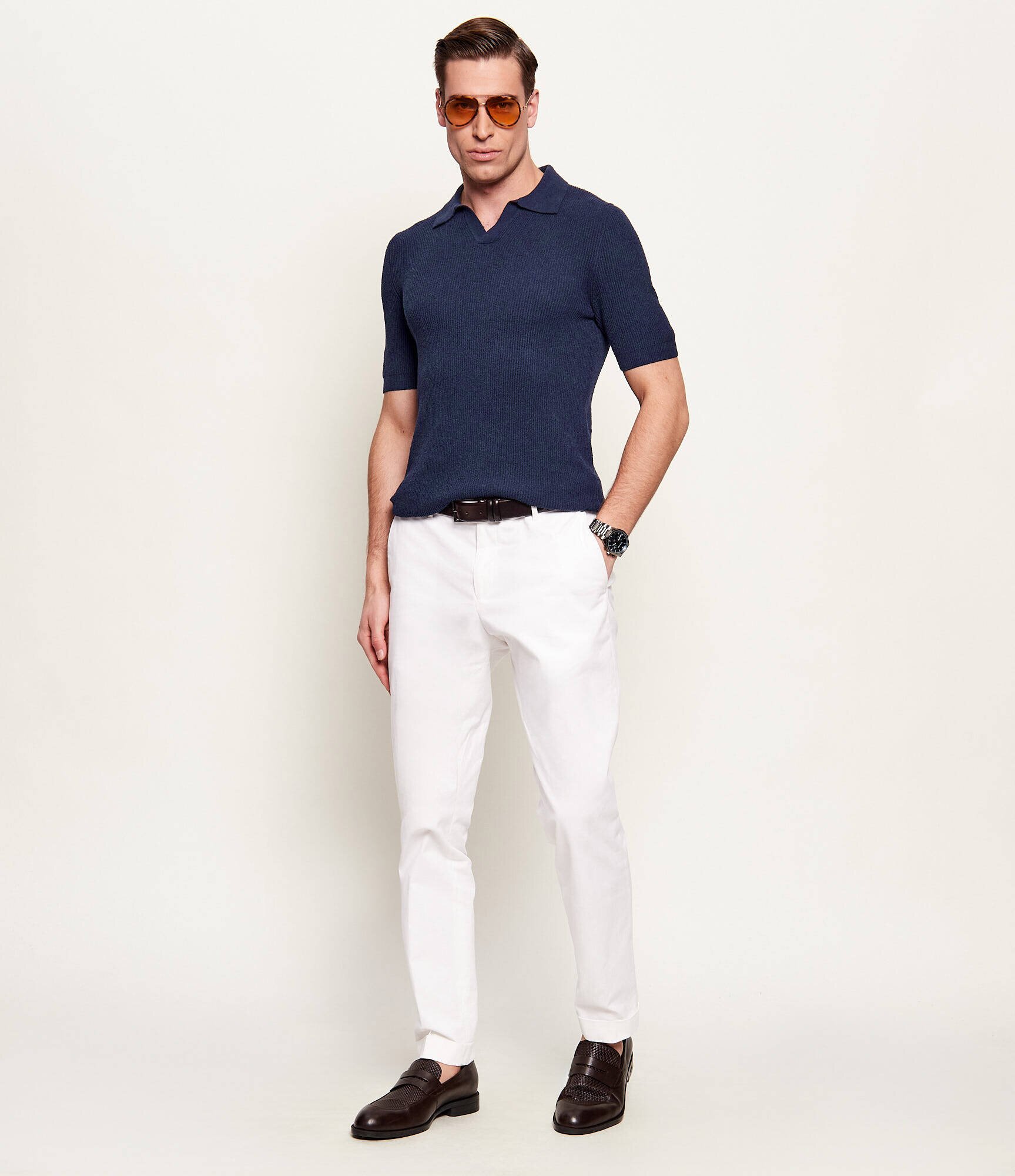 Gran Sasso Polo | Slim Fit frotir