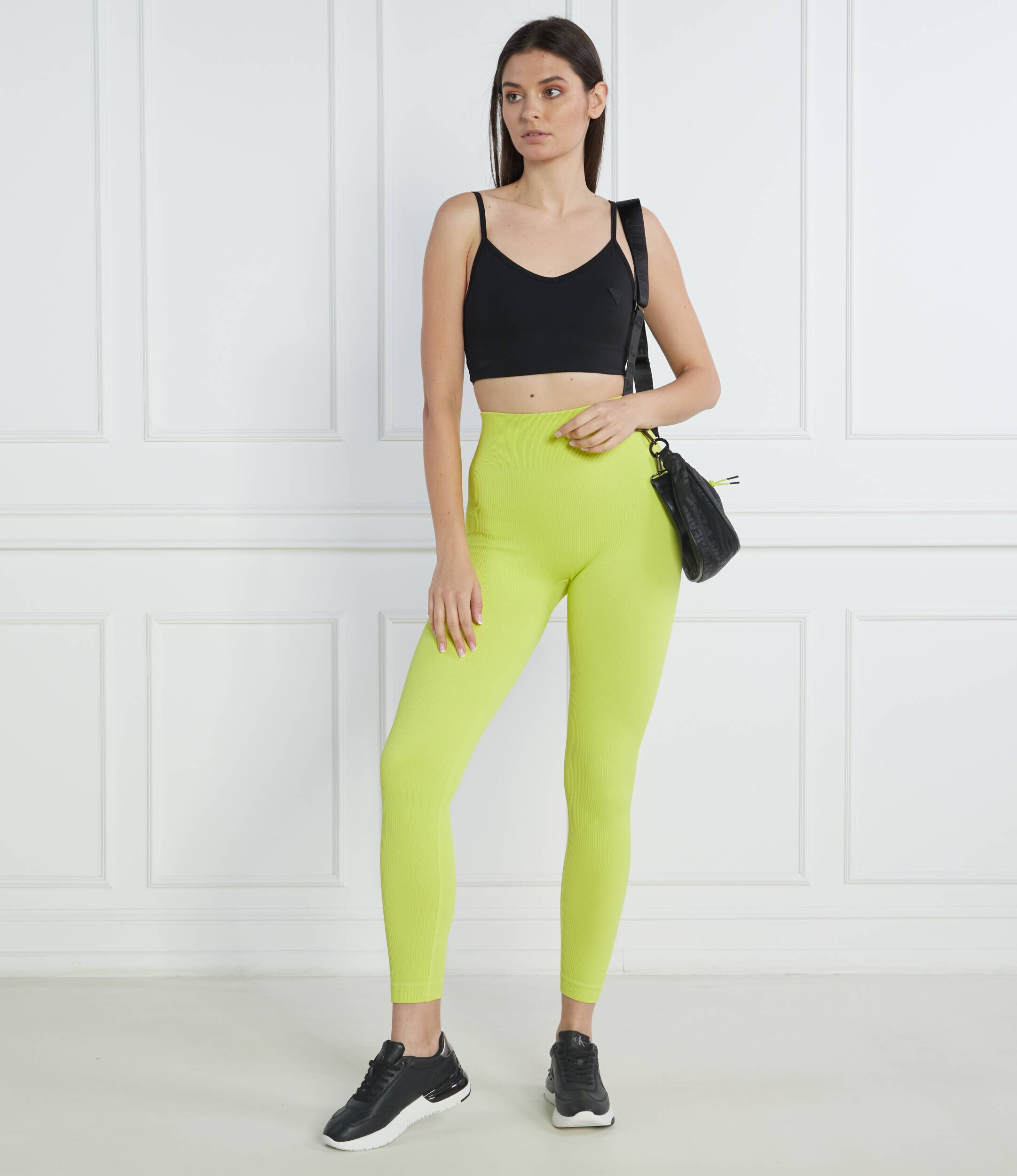 GUESS ACTIVE Colanți RIB SEAMLESS | Slim Fit