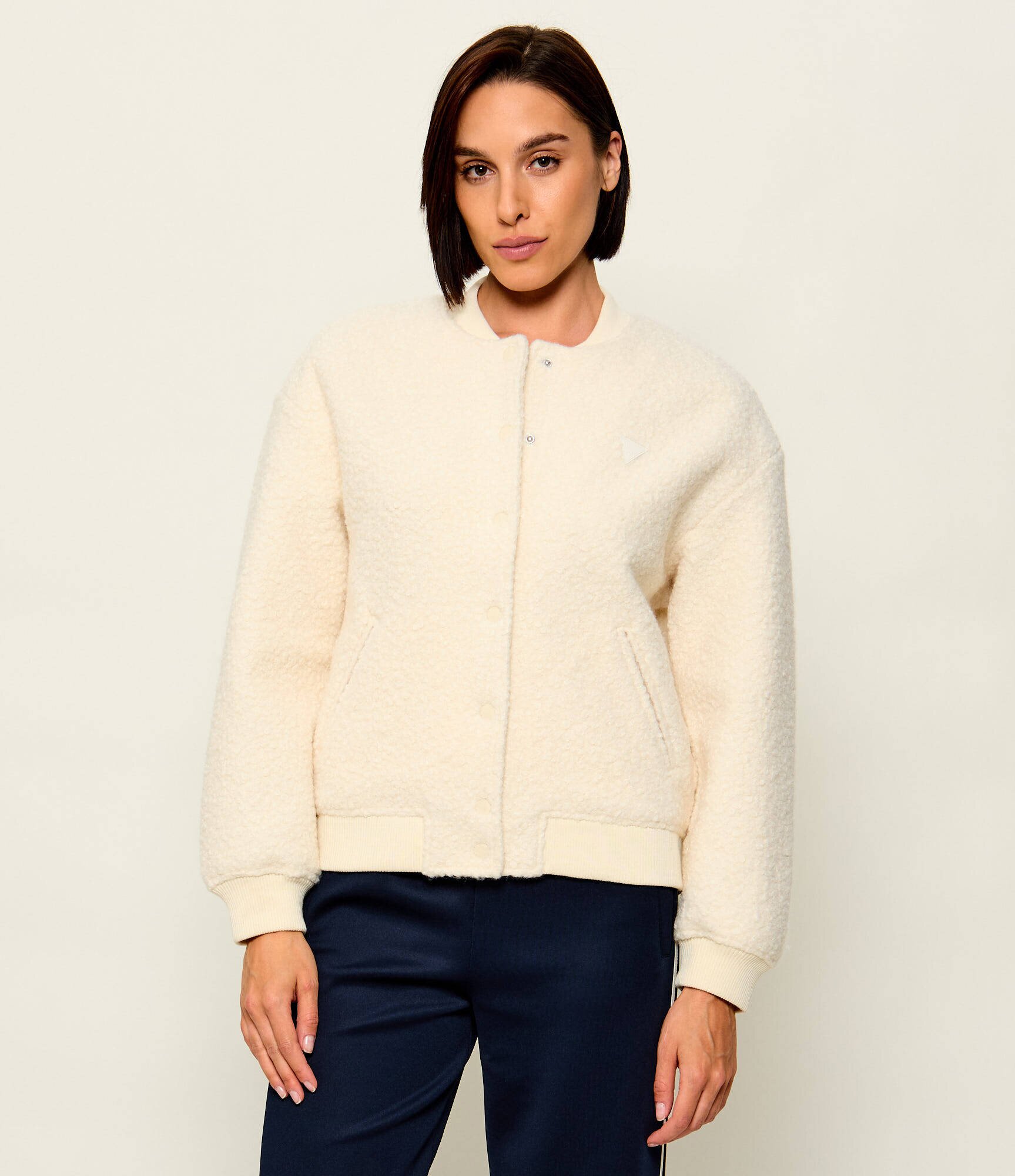 GUESS ACTIVE Geacă bomber Azha Sherpa | regular fit | shearling