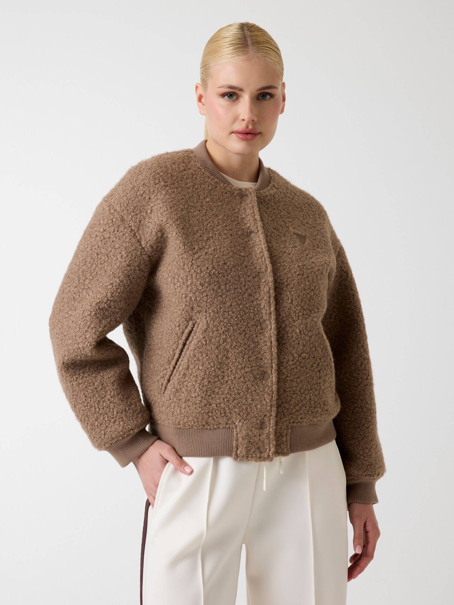 GUESS ACTIVE Geacă bomber Azha Sherpa | regular fit | shearling