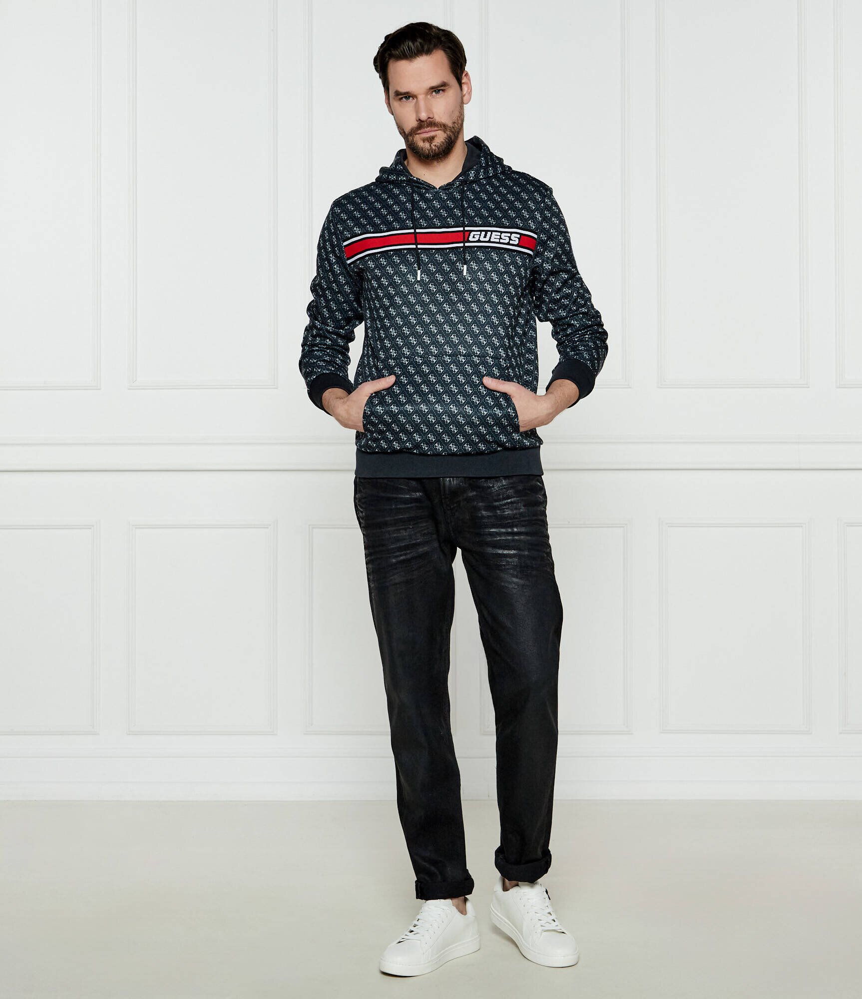 GUESS ACTIVE Hanorac NEW KORBIN | Regular Fit