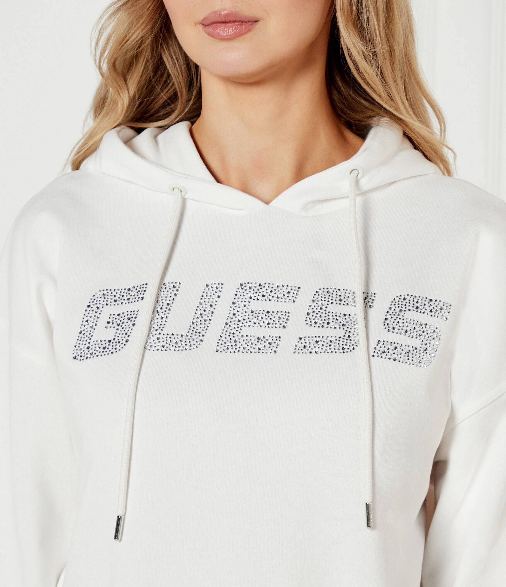 GUESS ACTIVE Hanorac PRIMULA RHINESTONES | Cropped Fit