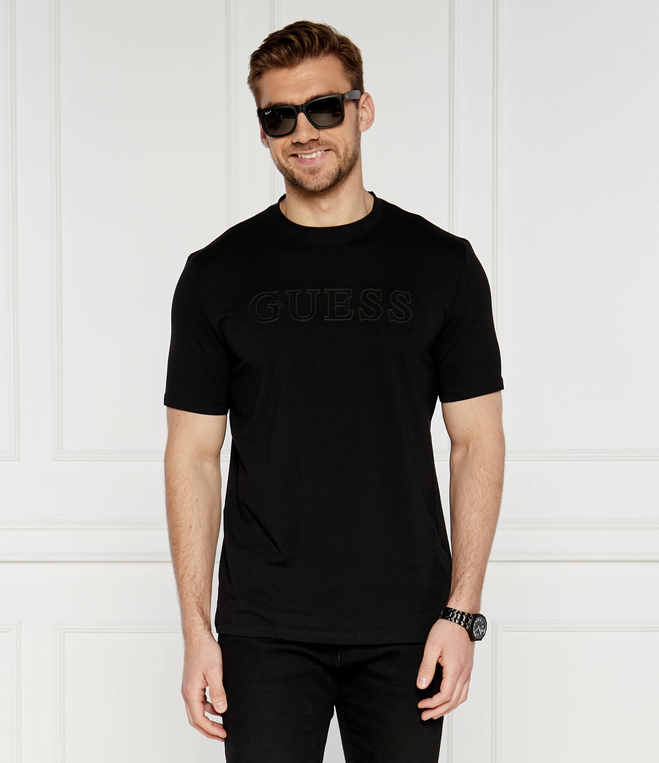 GUESS ACTIVE Tricou Alphy | regular fit | stretch