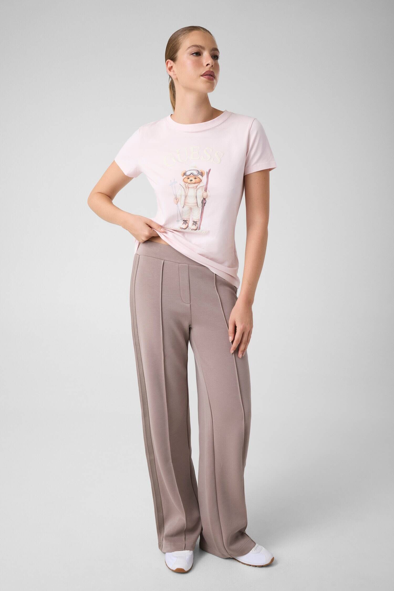 GUESS ACTIVE Tricou Fabrizia Skiing Bear | regular fit