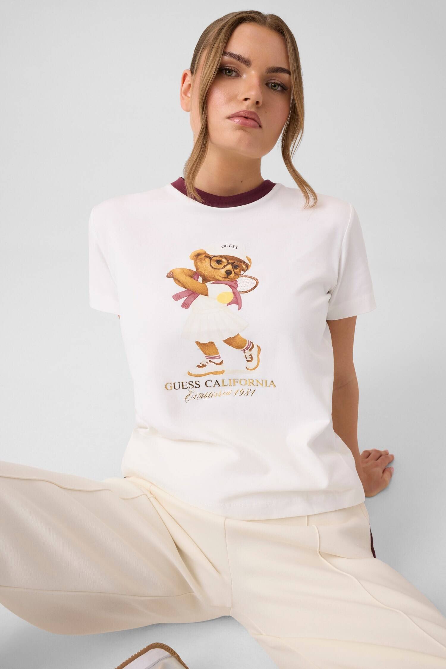 GUESS ACTIVE Tricou Tennis Lady | regular fit
