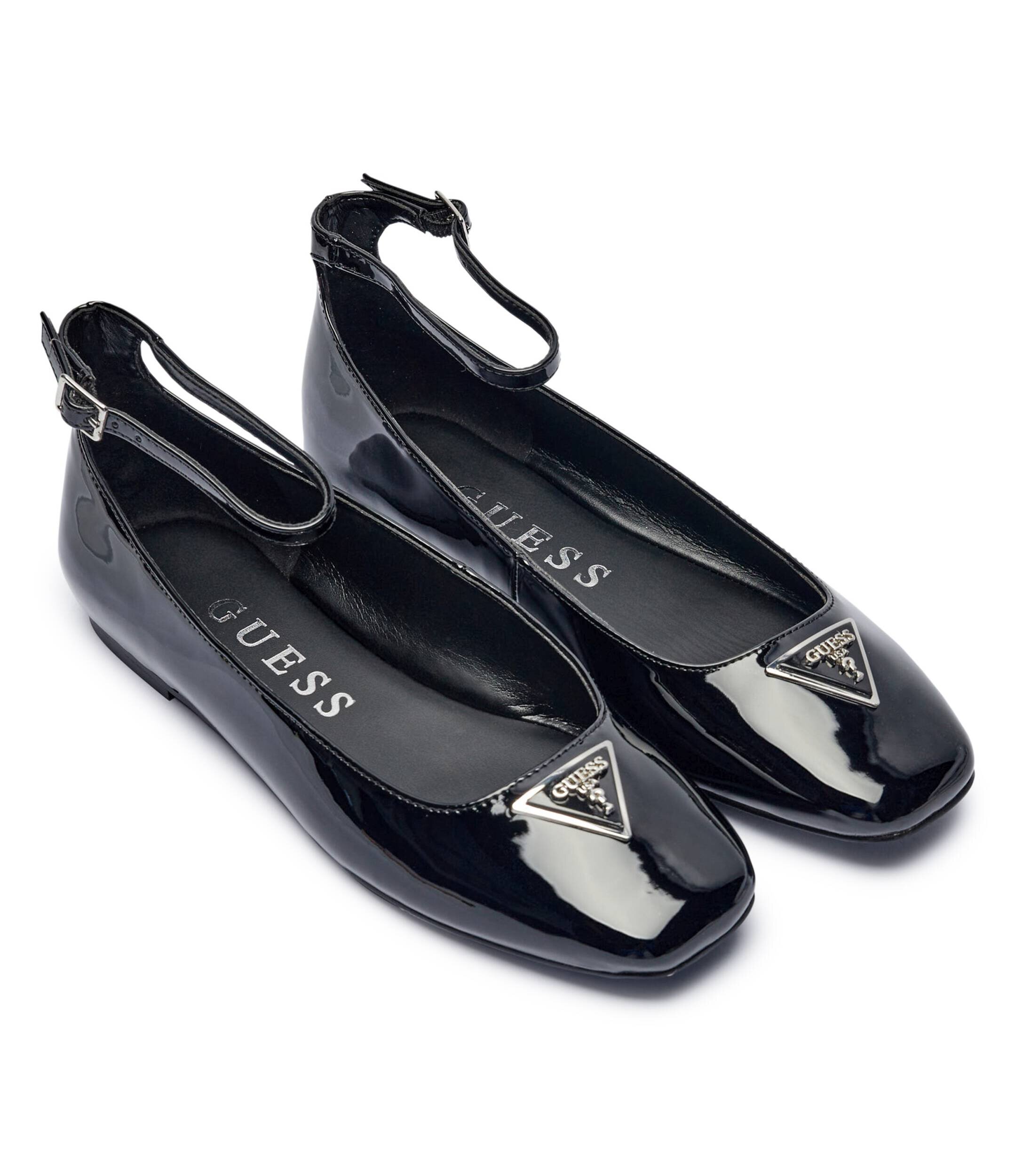 Guess Balerini Levvis cu adaos de piele