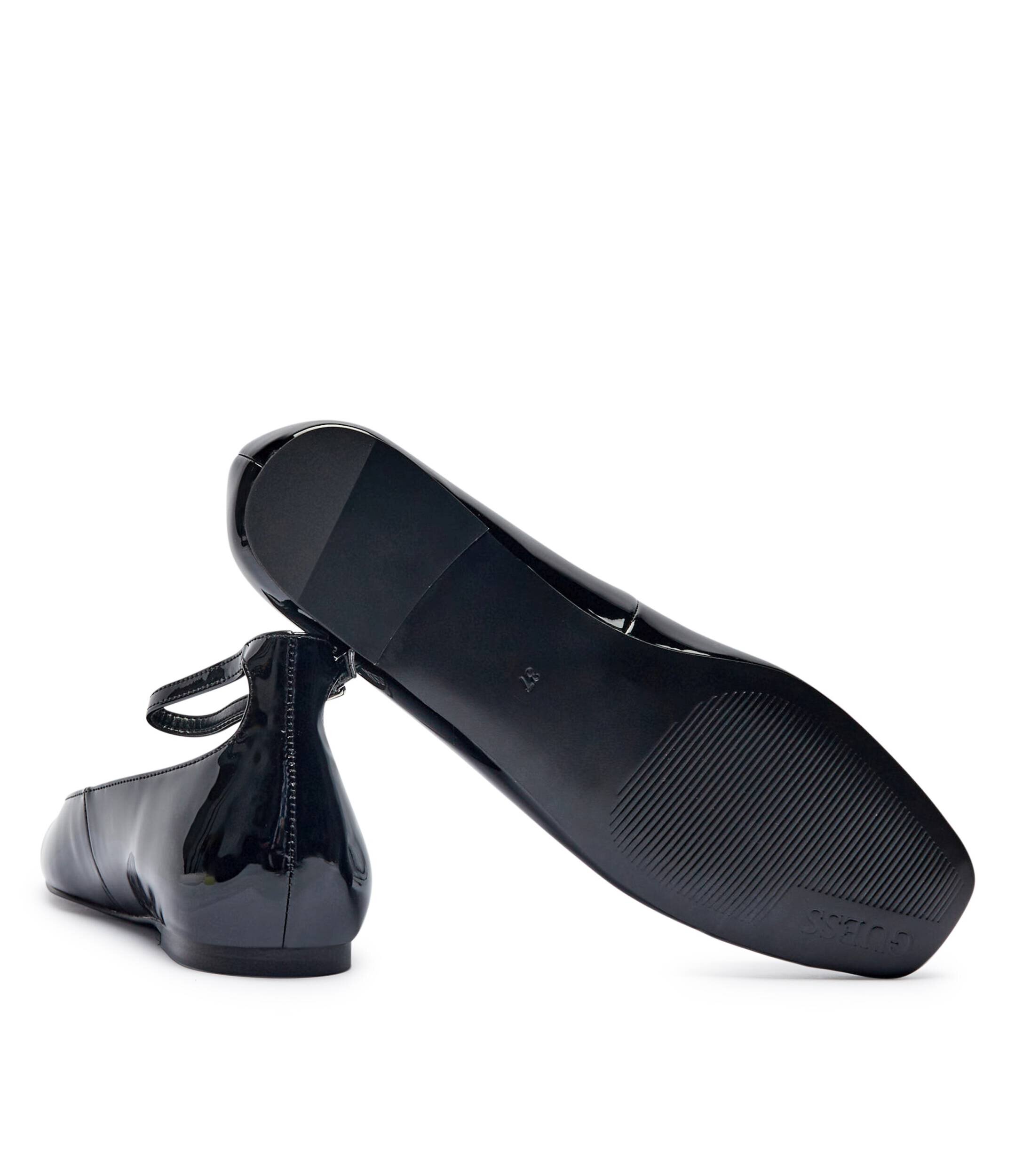 Guess Balerini Levvis cu adaos de piele
