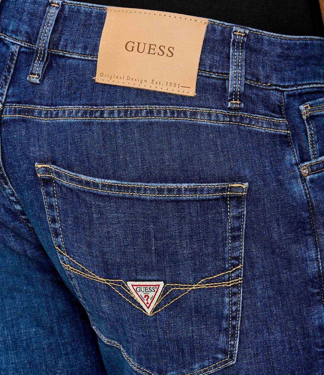 Guess Blugi Angels | Slim Fit | cu adaos de in