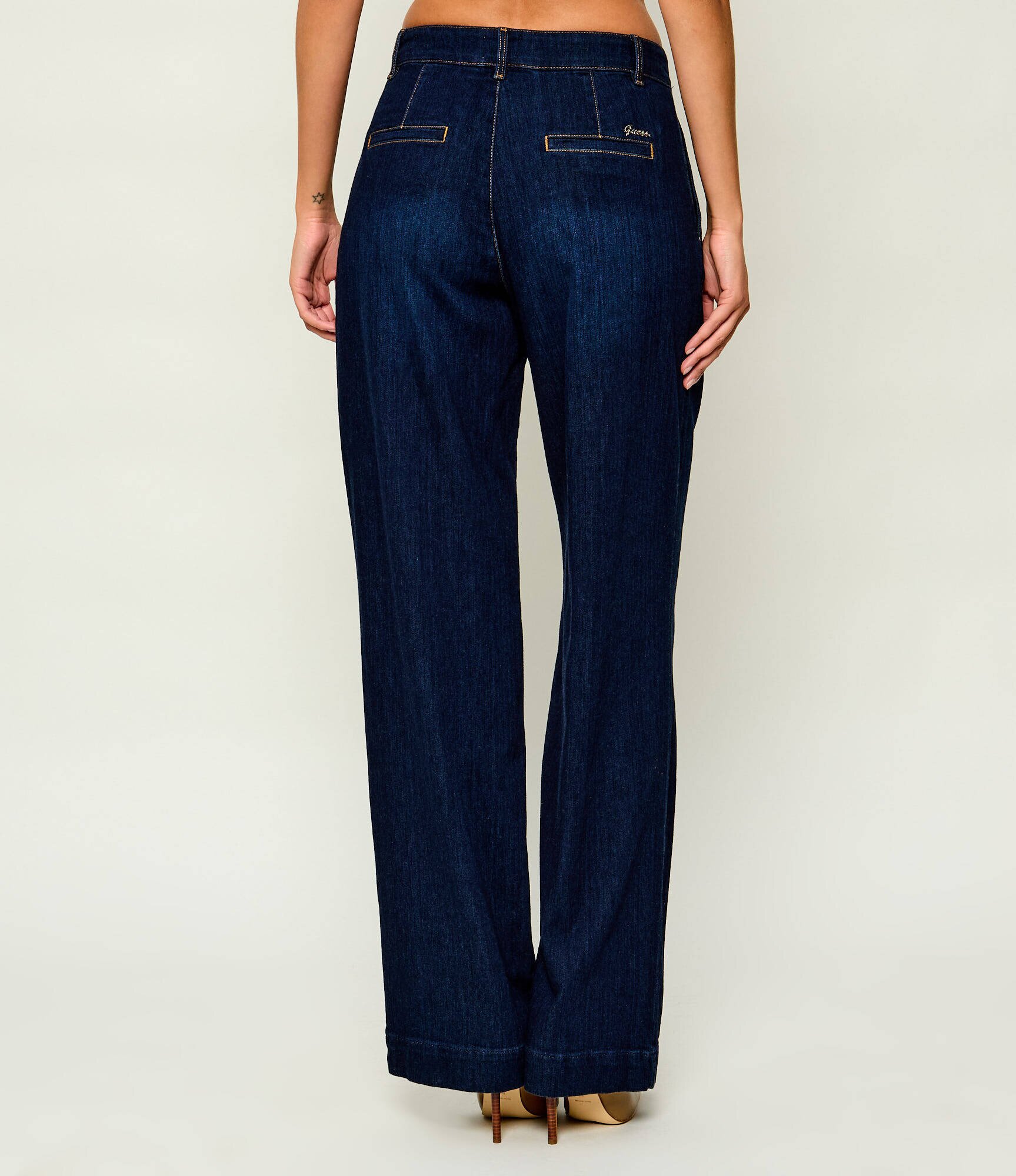 Guess Blugi Perfect | Relaxed fit cu adaos de mătase