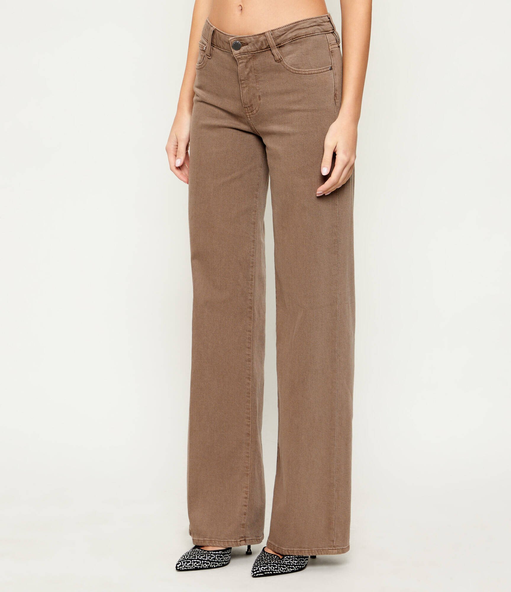 Guess Blugi SEXY | Relaxed fit cu adaos de mătase