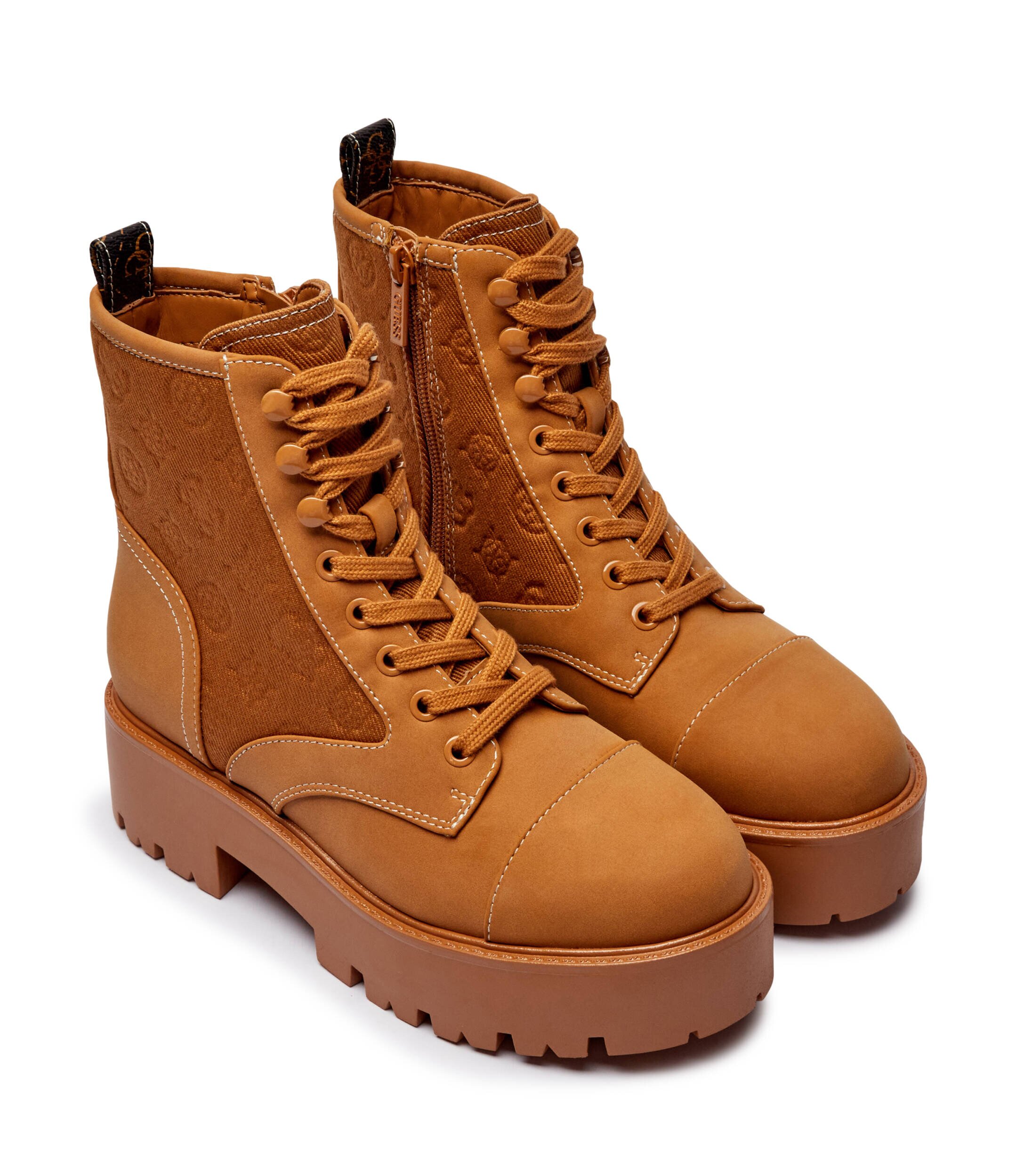 Guess Botine Vaina cu adaos de piele