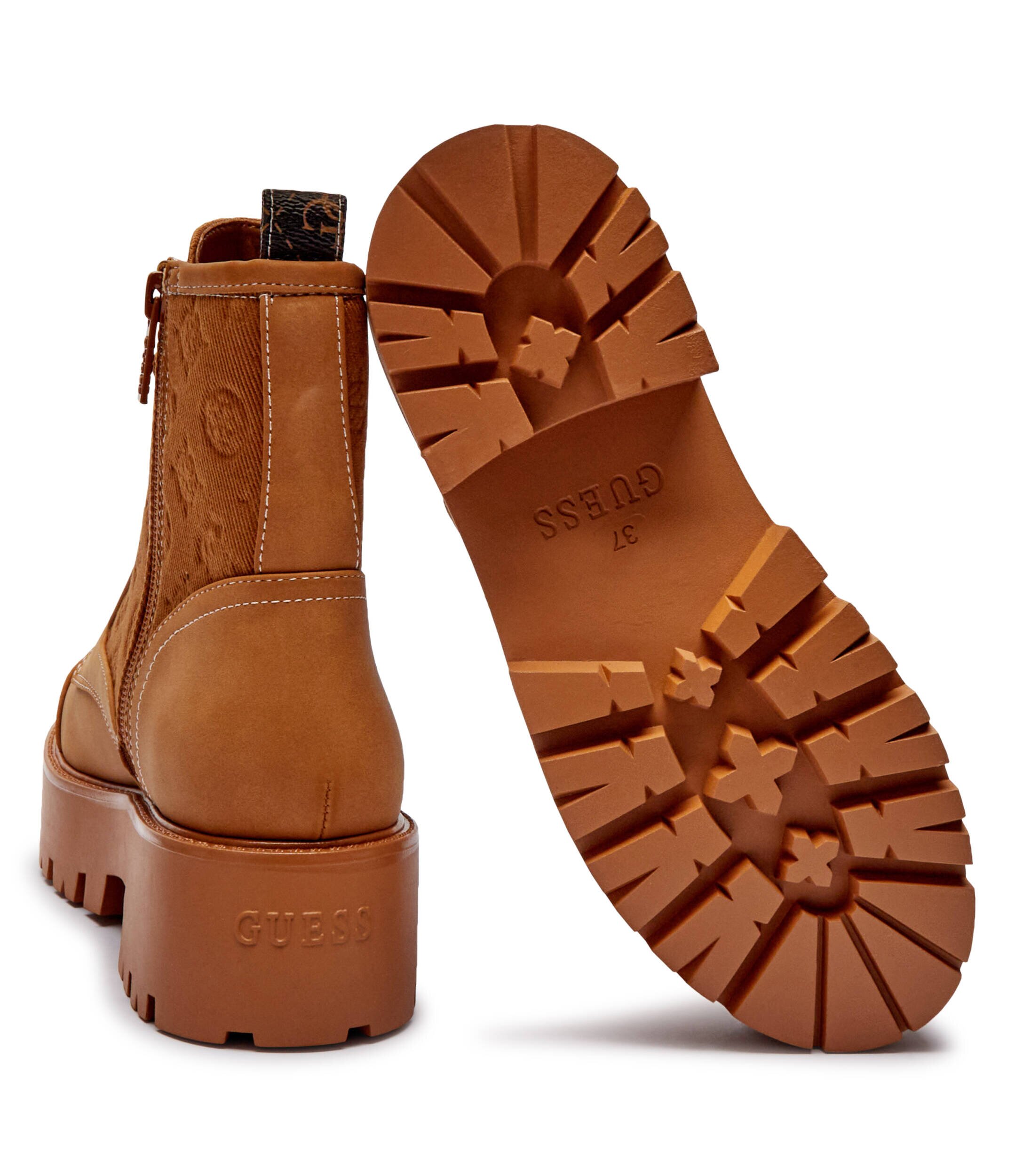 Guess Botine Vaina cu adaos de piele