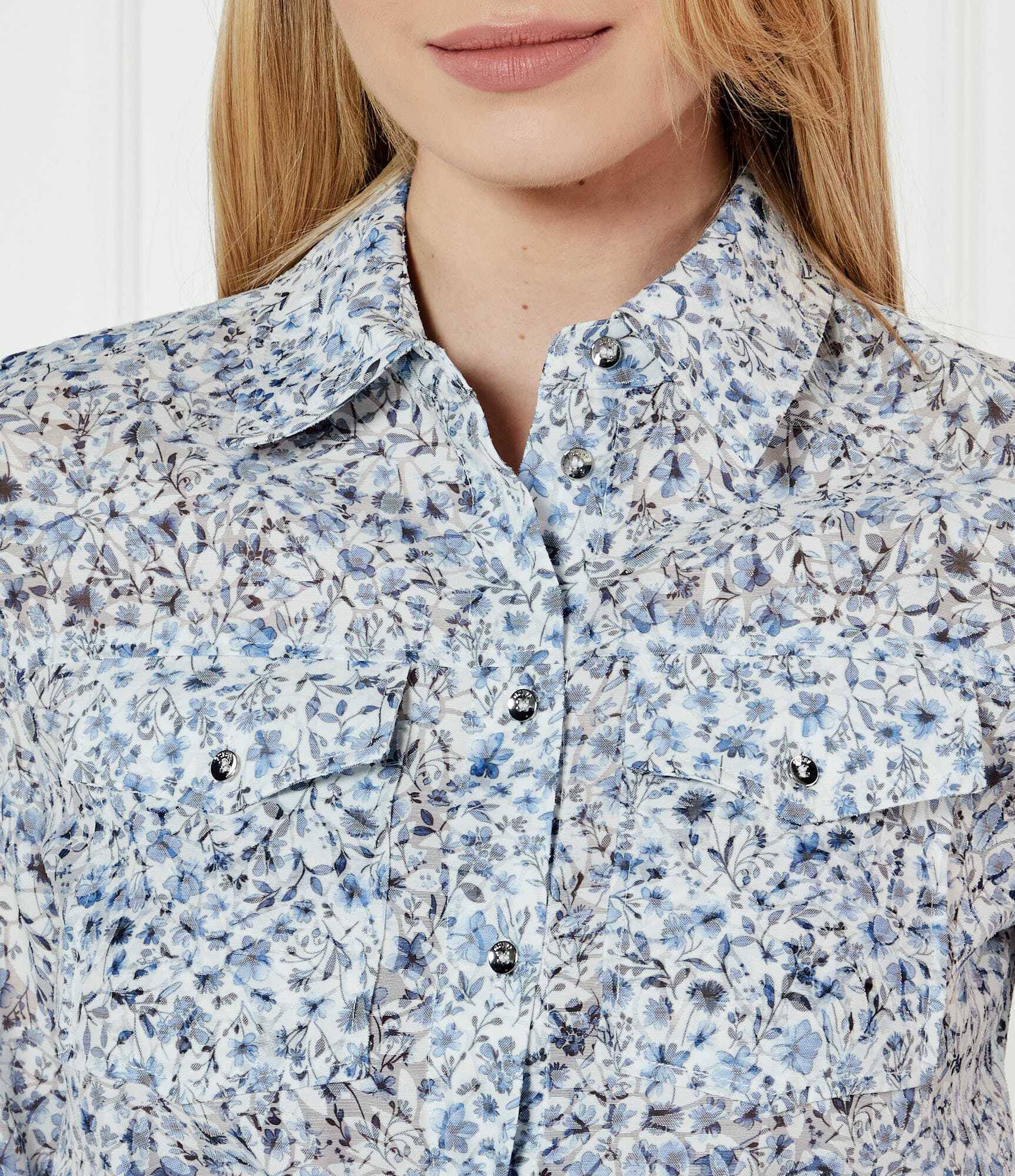 Guess Cămașă ADELAIDE | Cropped Fit