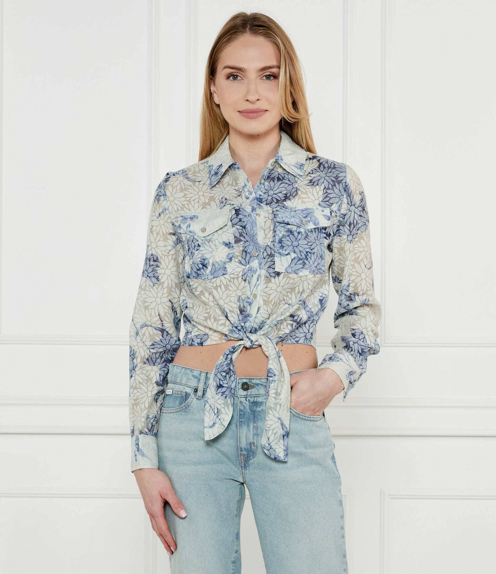 Guess Cămașă ADELAIDE | Cropped Fit