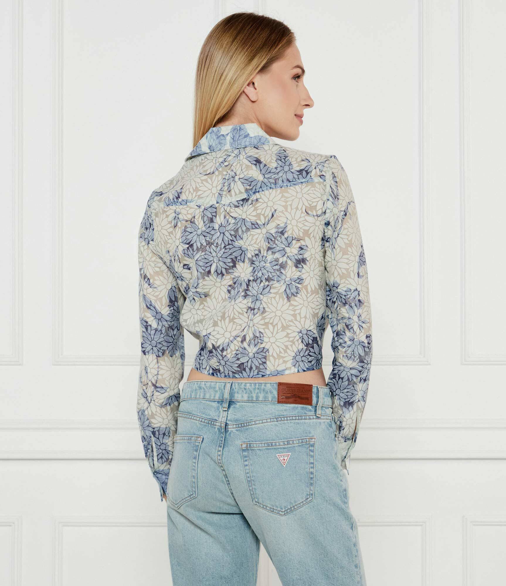 Guess Cămașă ADELAIDE | Cropped Fit