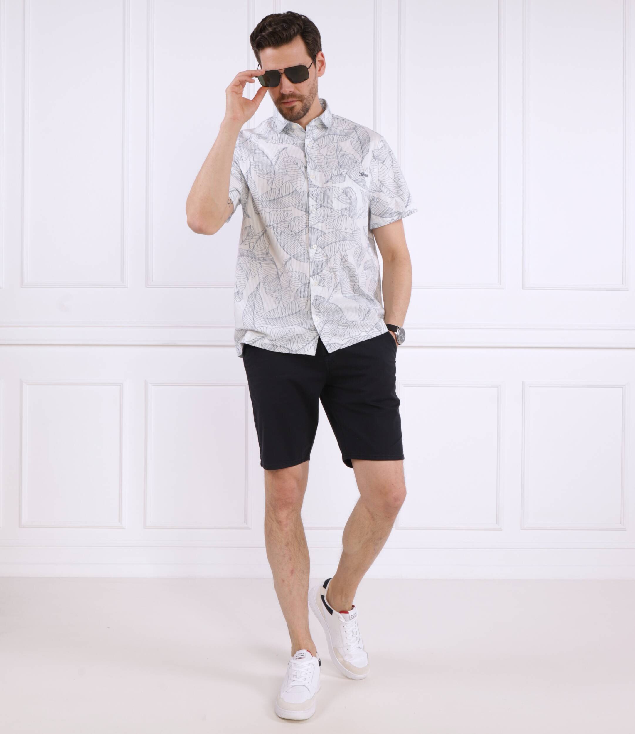 Guess Cămașă COLLINS STENCIL | Regular Fit
