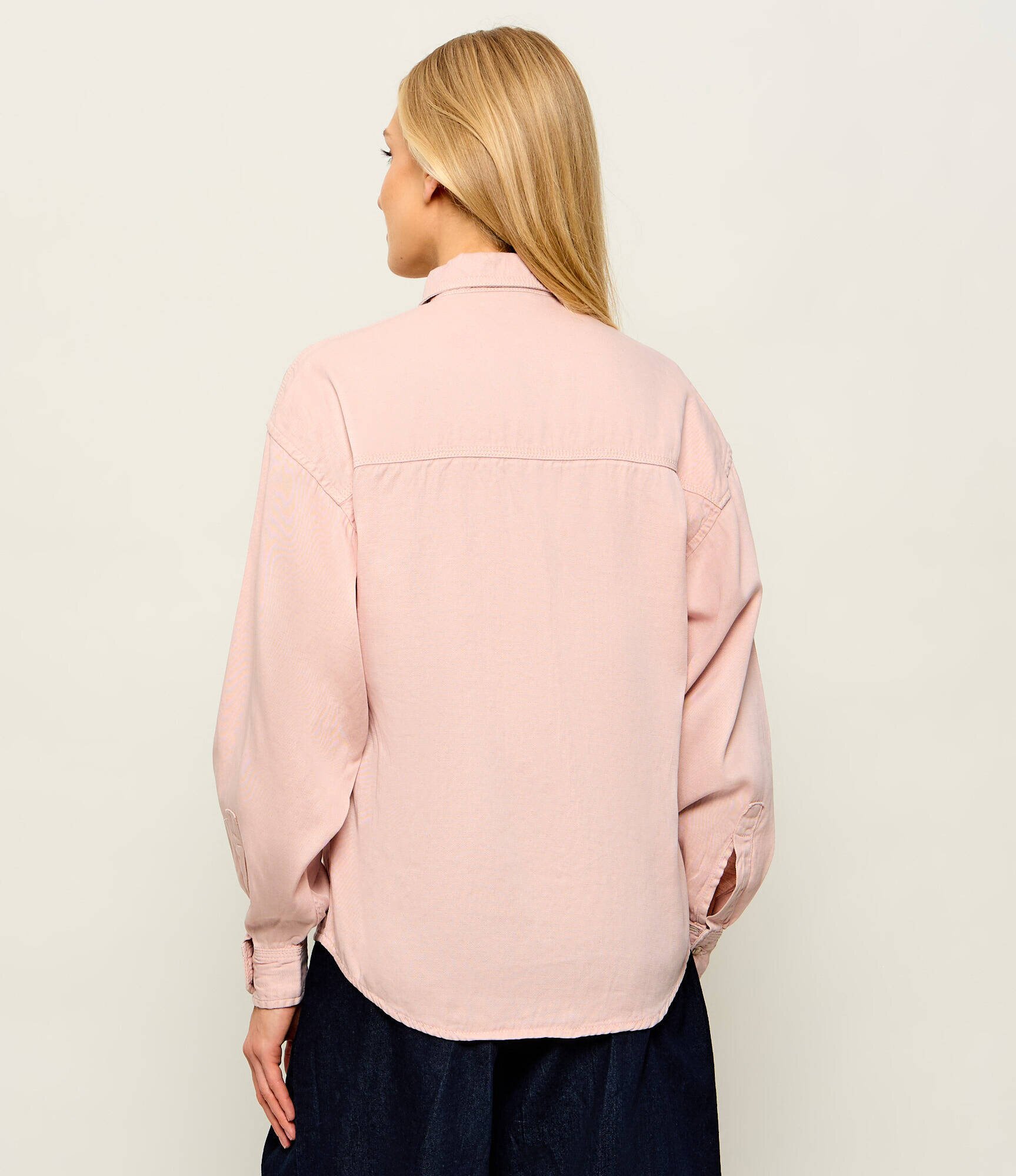 Guess Cămașă Lara | Relaxed fit | cu adaos de in