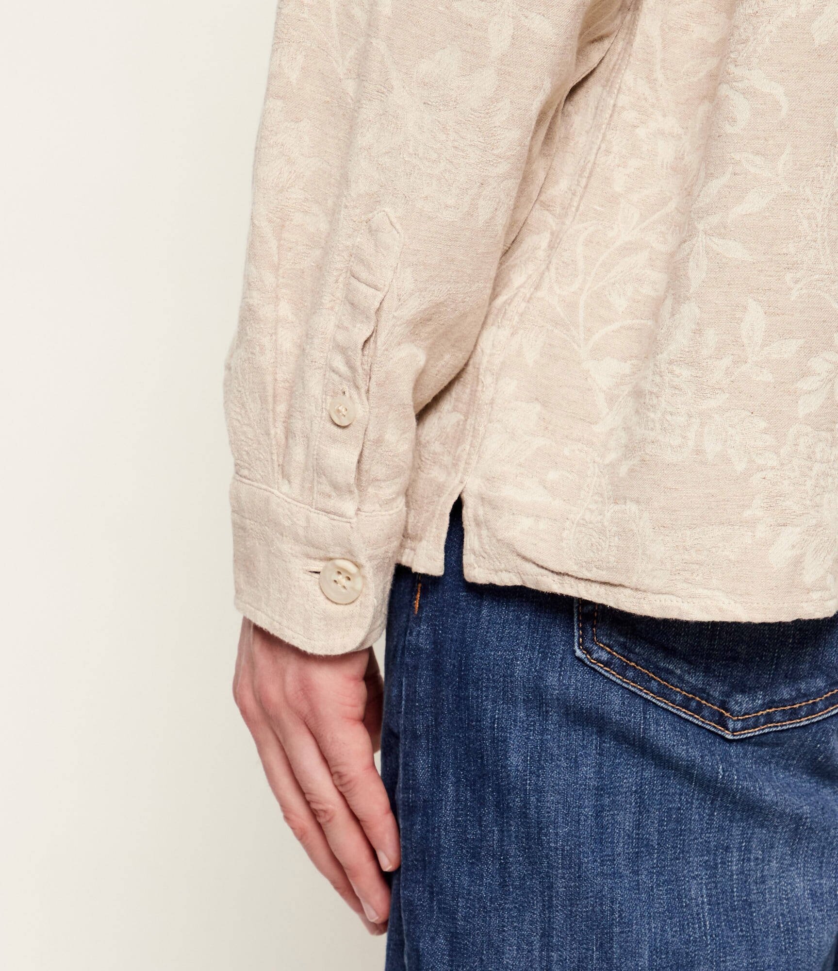 Guess Cămașă | Relaxed fit | cu adaos de in