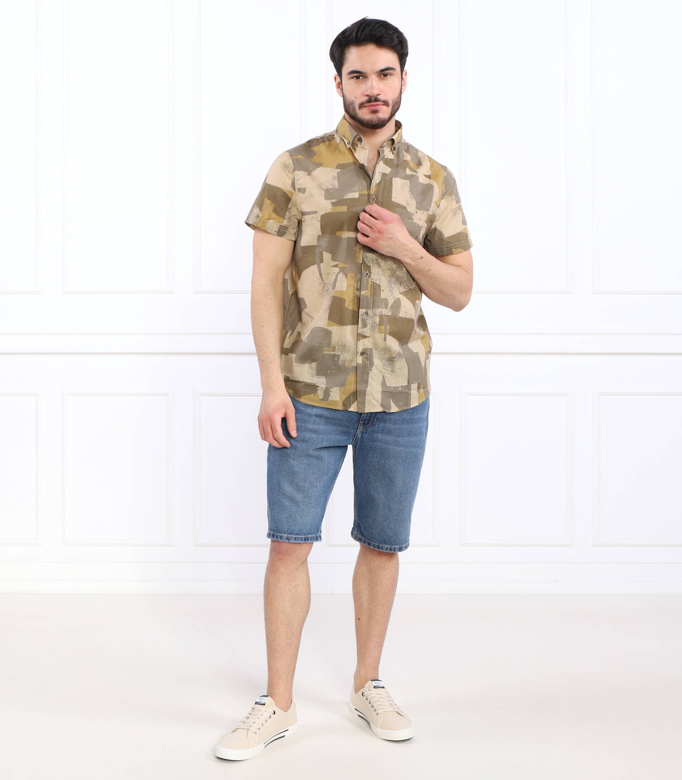 Guess Cămașă SS COLLINS | Regular Fit