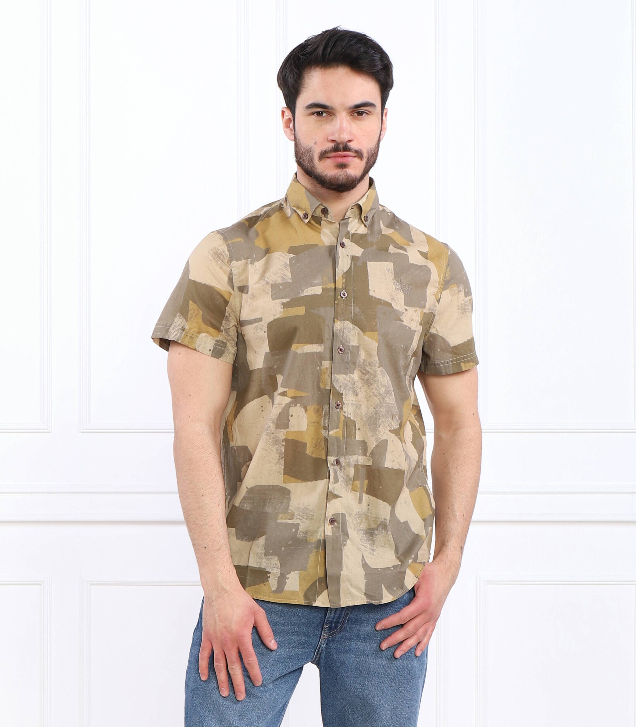 Guess Cămașă SS COLLINS | Regular Fit