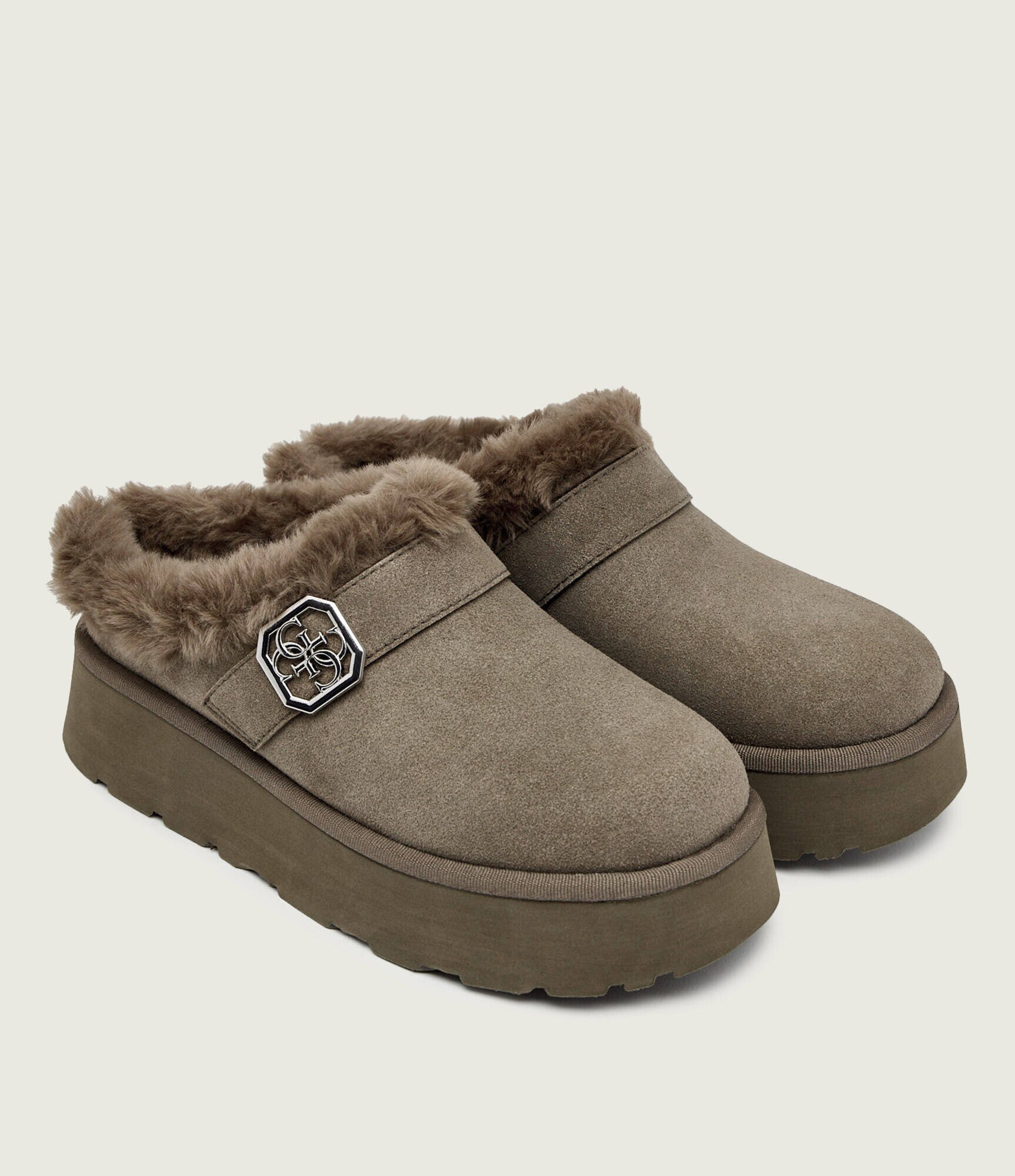 Guess Căptușite mules (încălțăminte) Dolmana2 | shearling