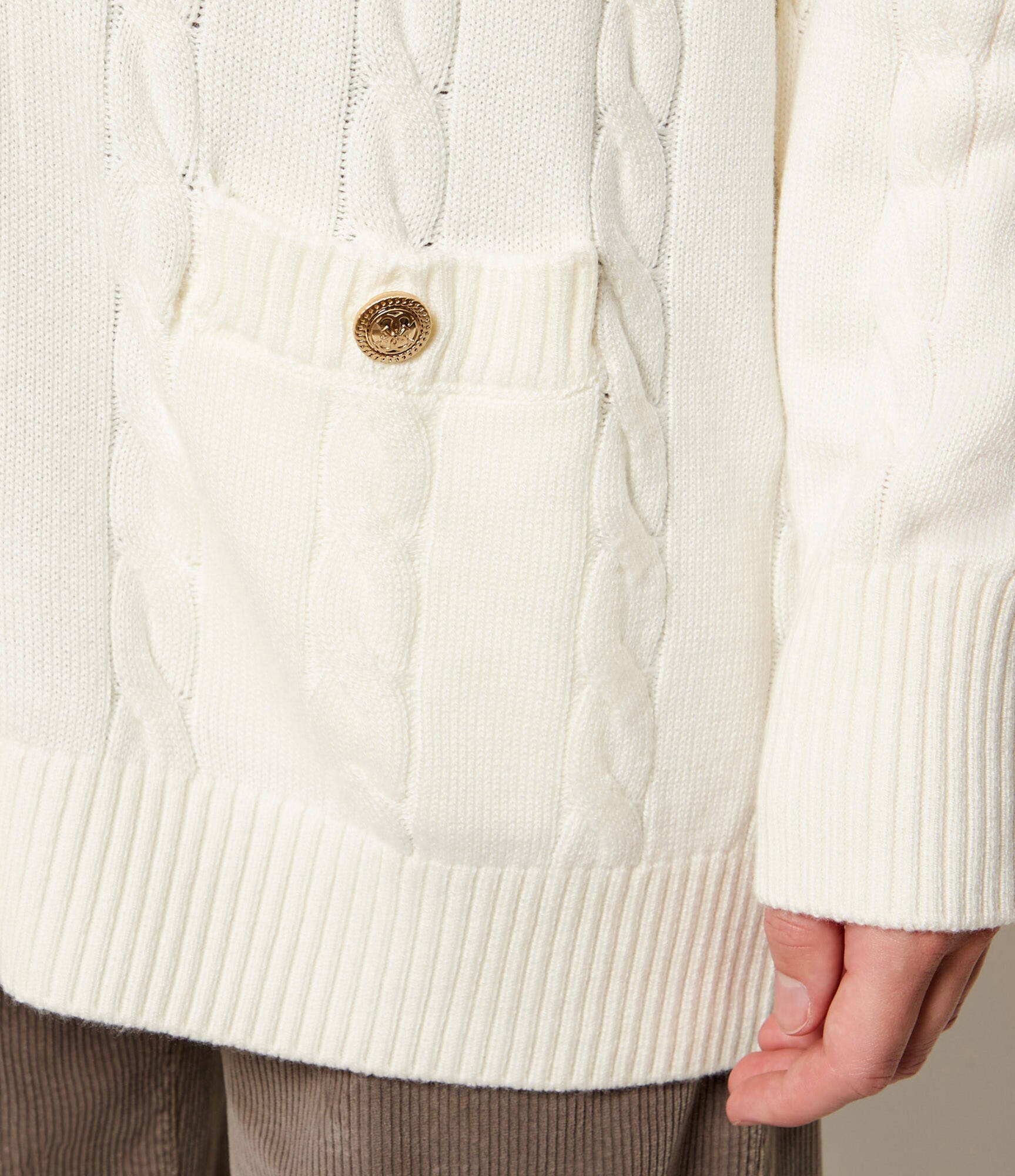 Guess Cardigan Elsa | Relaxed fit cu adaos de lână