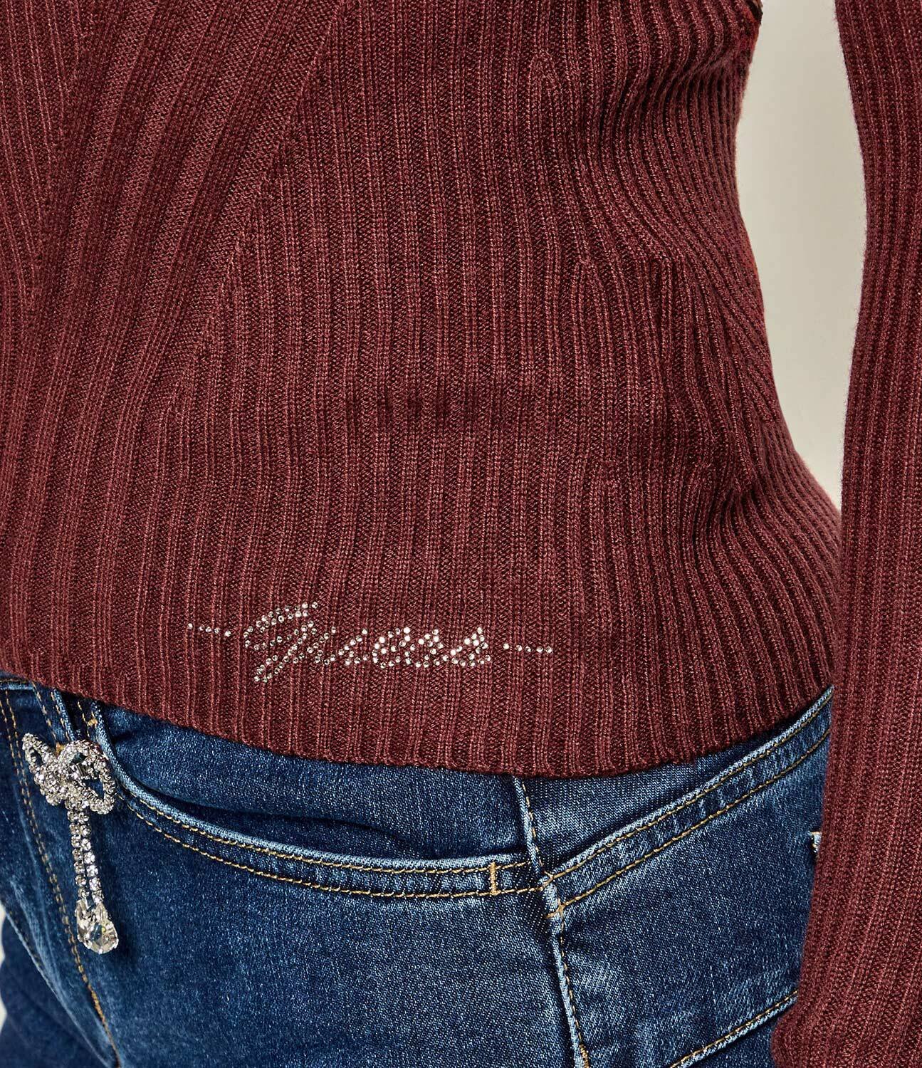 Guess Cardigan JULIA | Slim Fit | cu adaos de mătase și cașmir