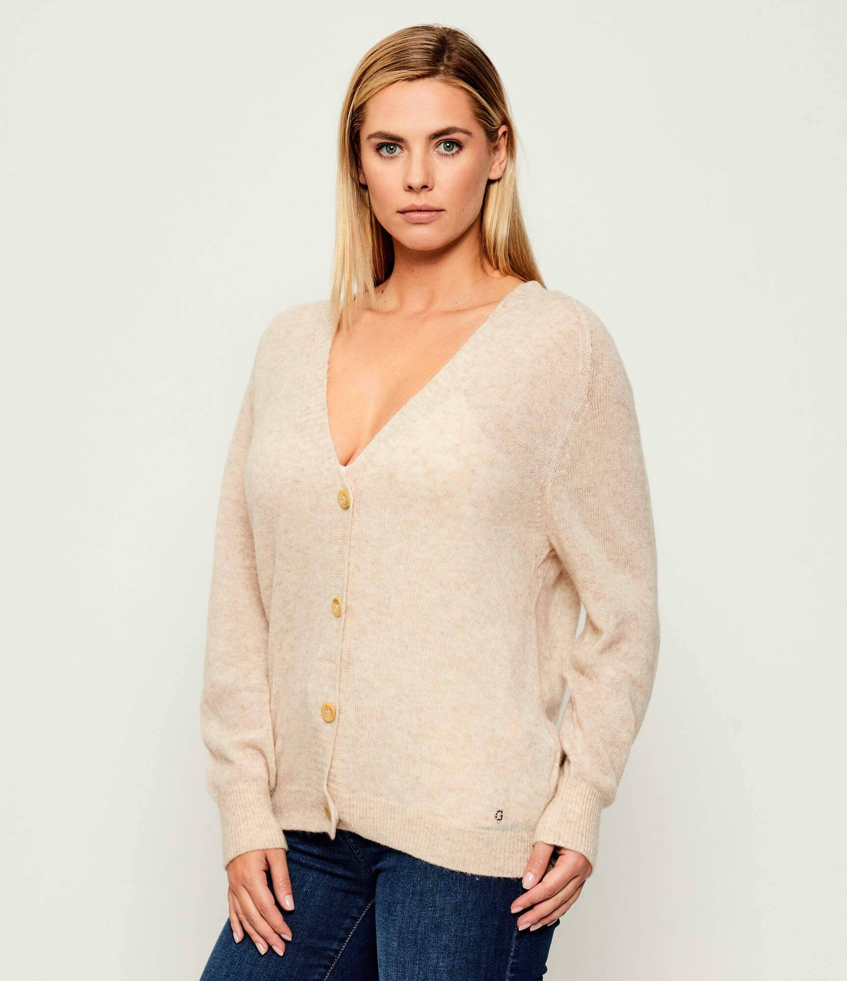 Guess Cardigan + top IZABELLA cu adaos de lână