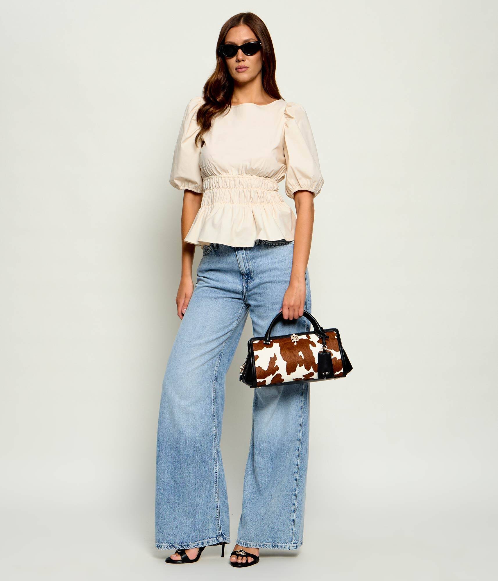 Guess Cufăr Audrey Small Girlfriend | piele întoarsă