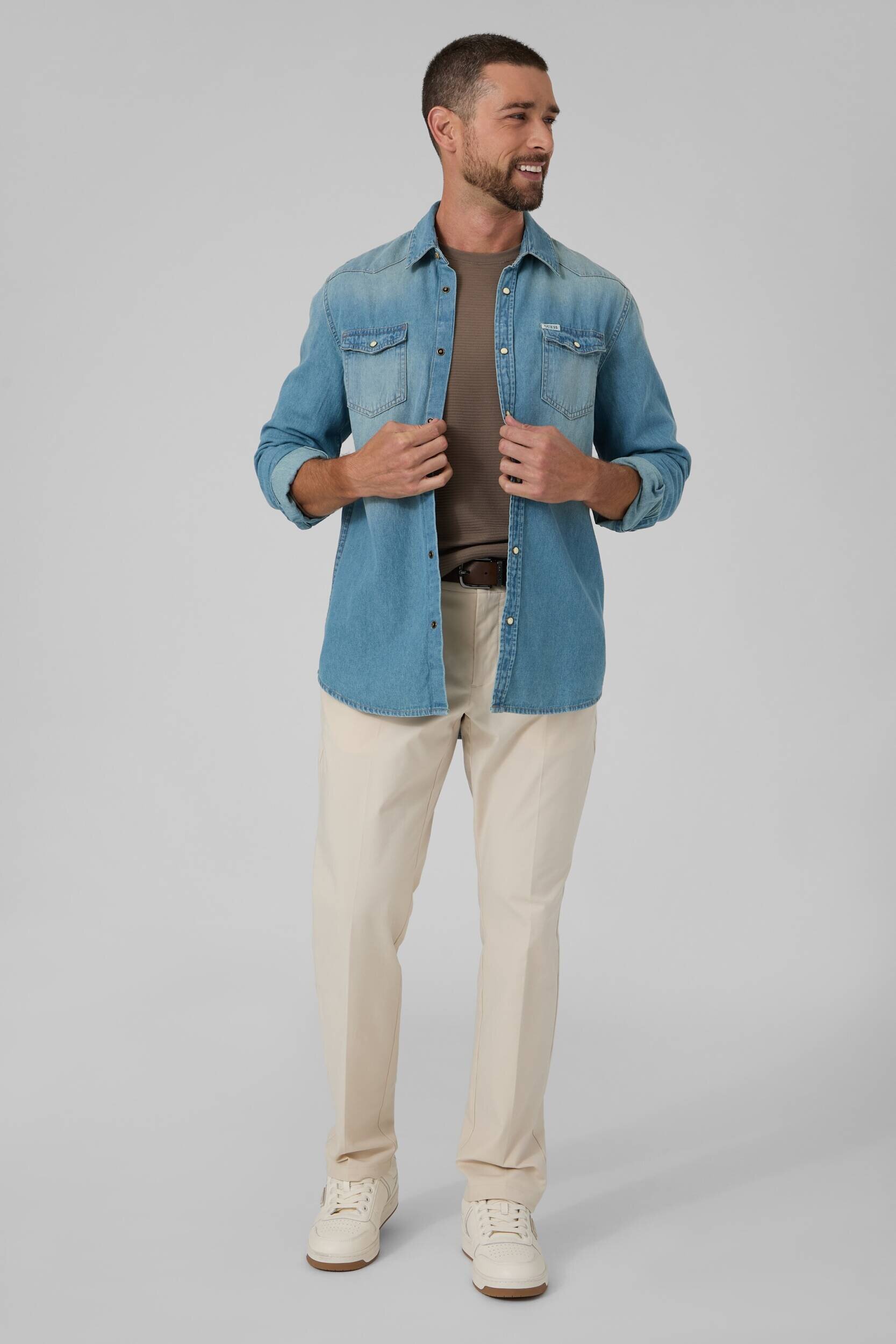 Guess De blugi cămașă Truckee | Slim Fit