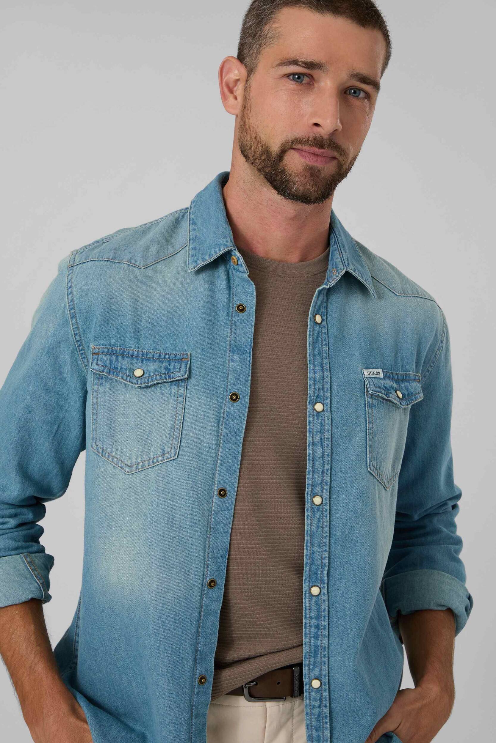 Guess De blugi cămașă Truckee | Slim Fit