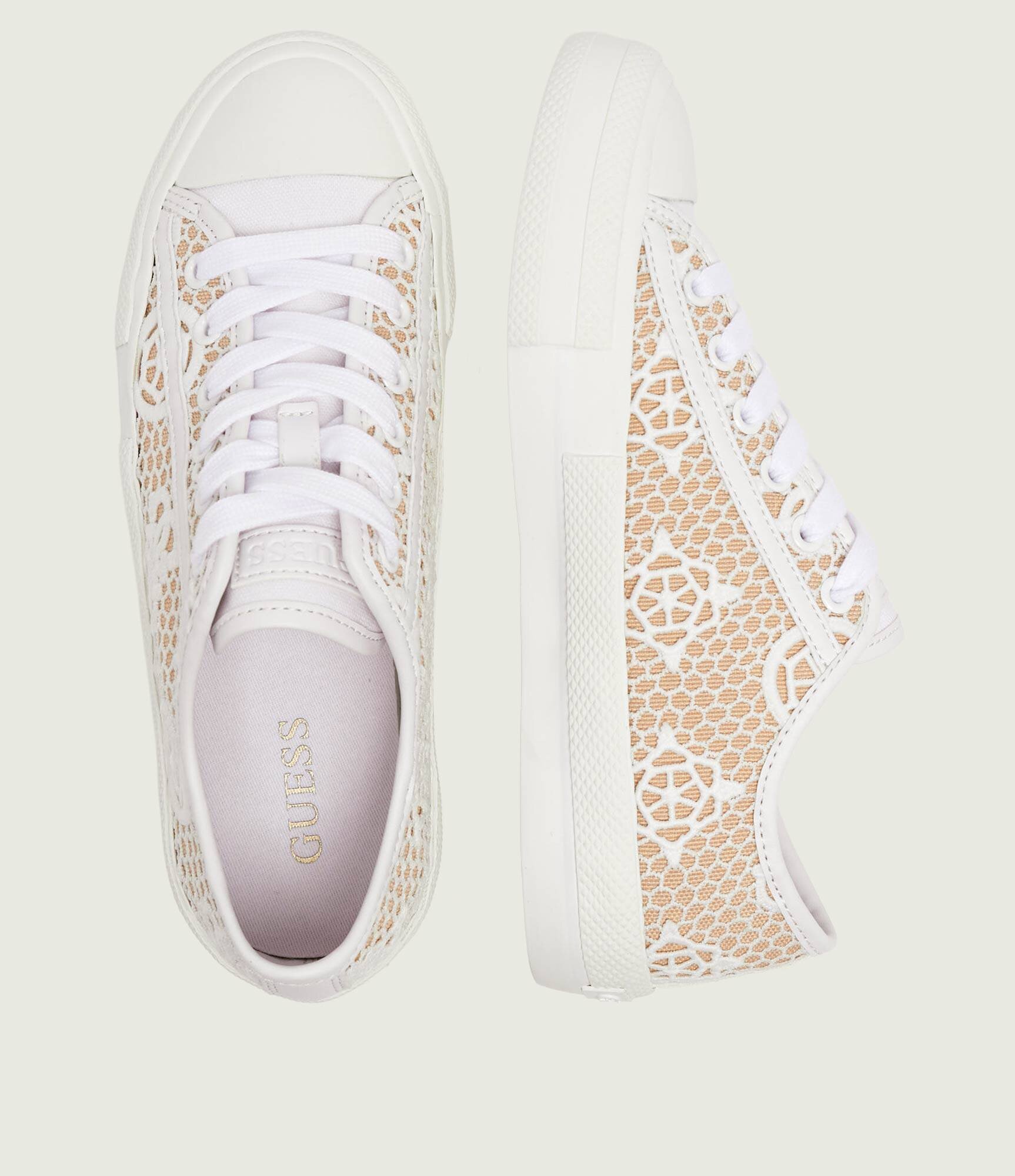 Guess De dantelă teniși Carey2