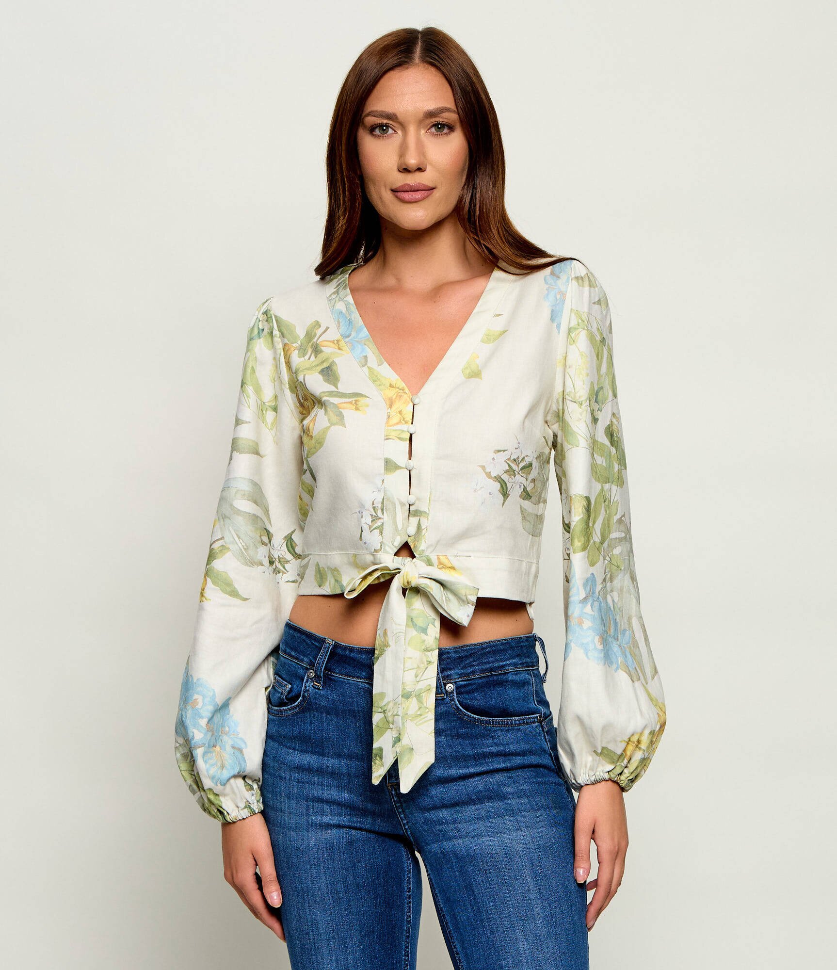 Guess De in bluză Shirley | Cropped Fit