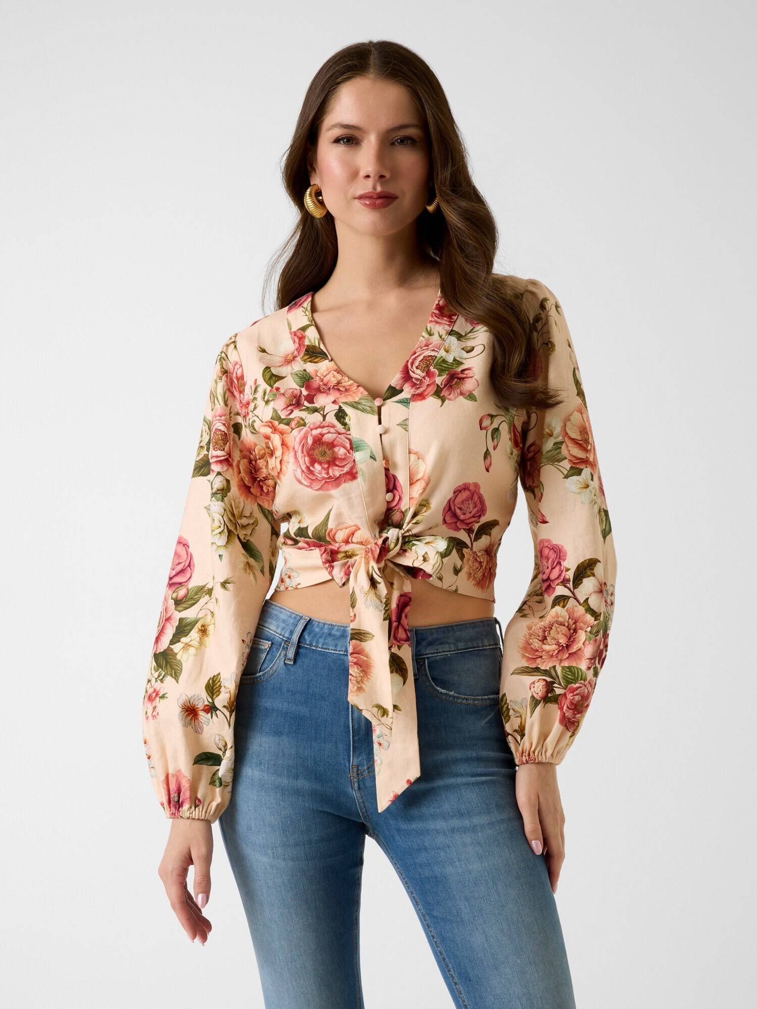 Guess De in bluză Shirley | Cropped Fit