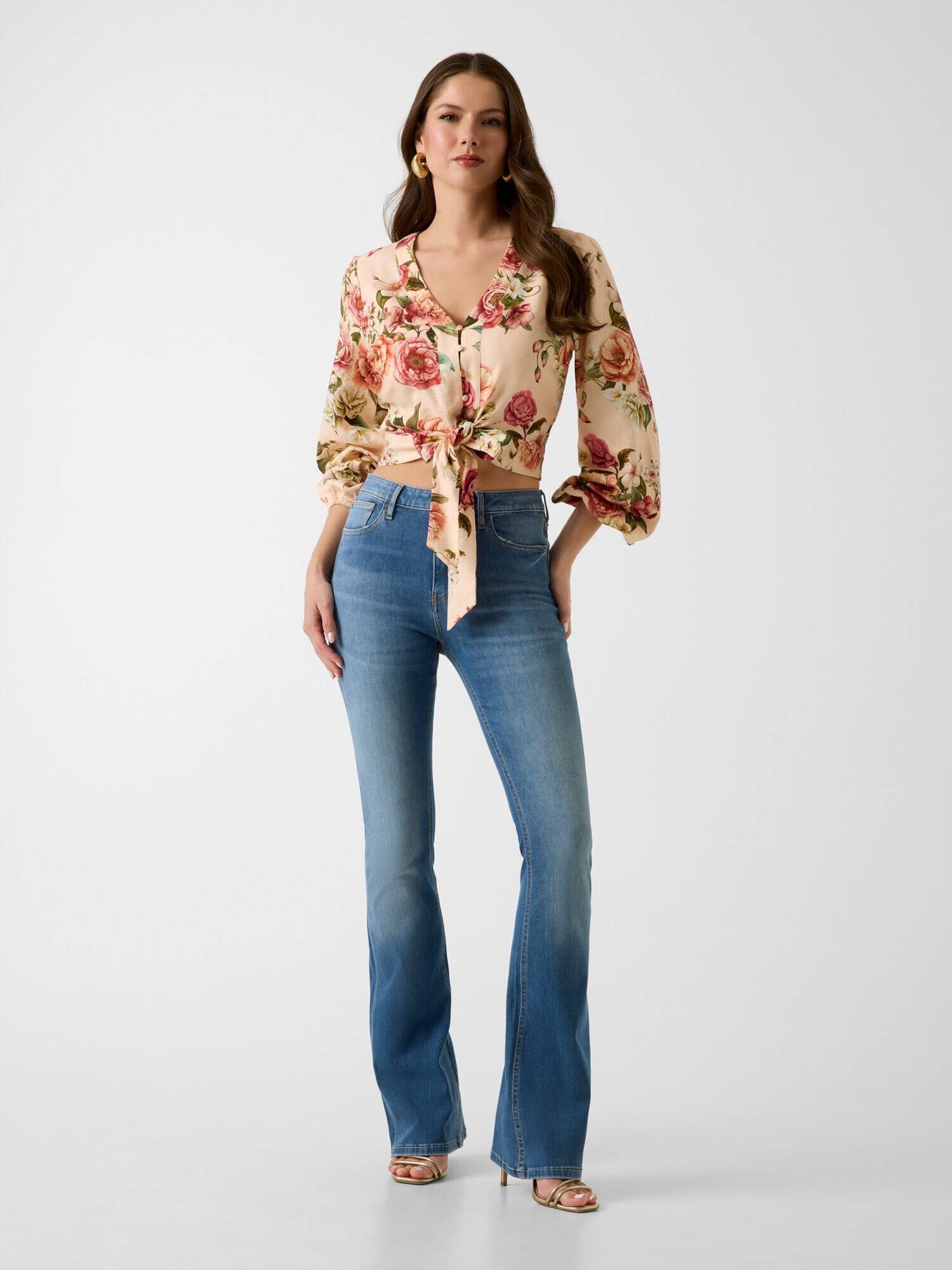 Guess De in bluză Shirley | Cropped Fit
