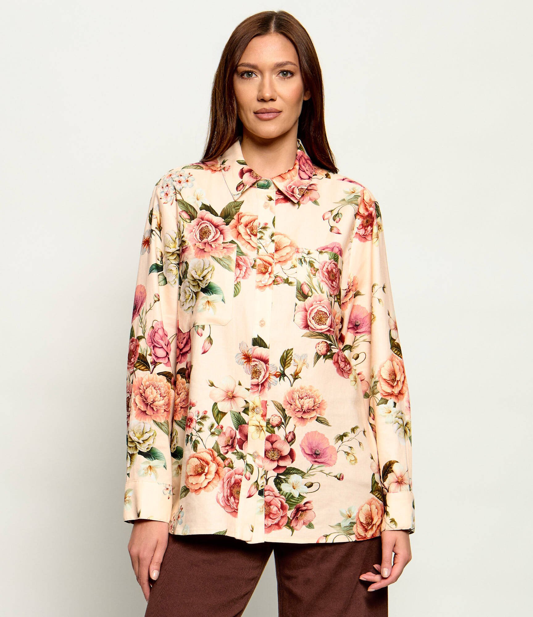 Guess De in cămașă Cadie | Oversize fit