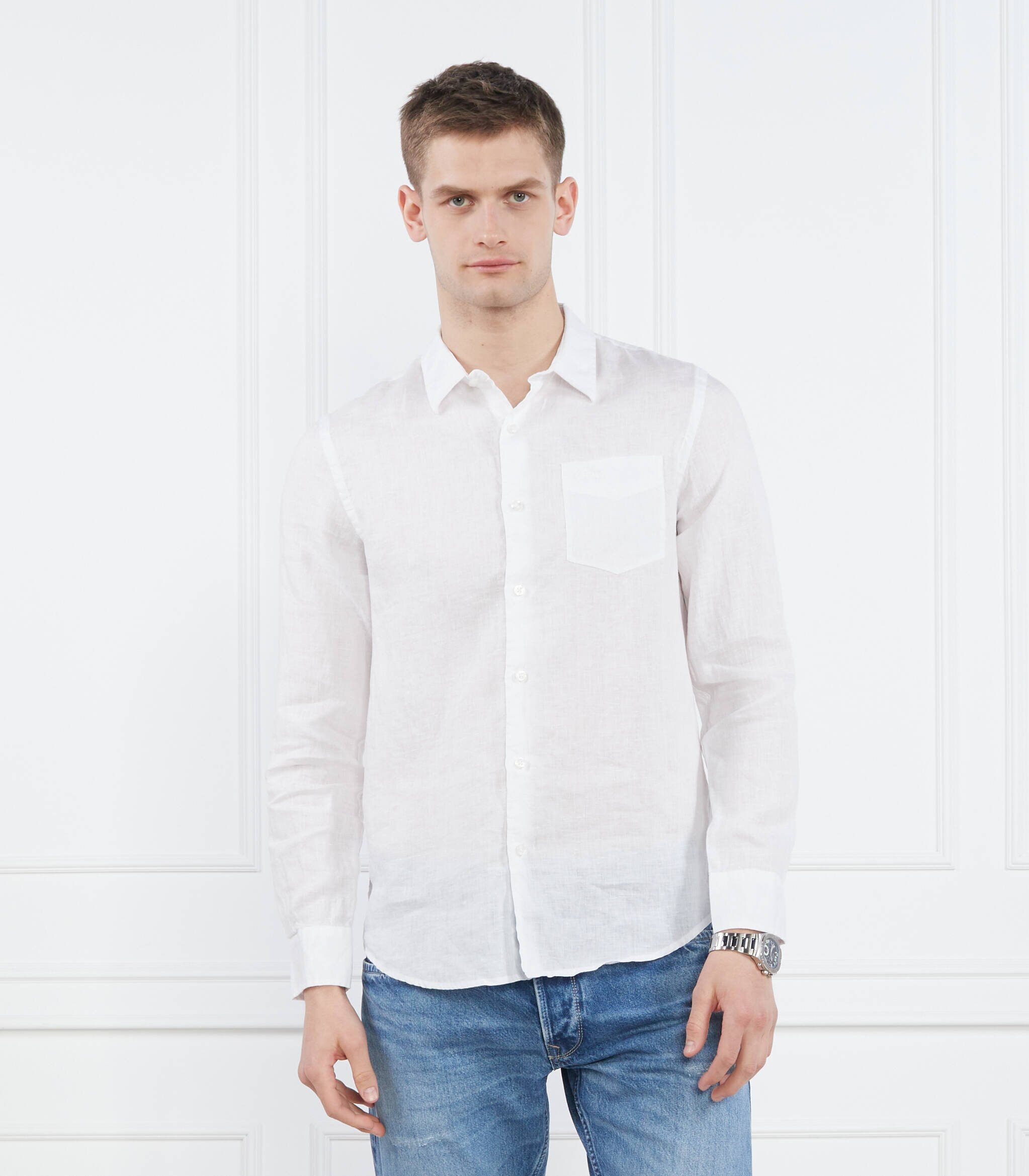 Guess De in cămașă LS ISLAND | Regular Fit