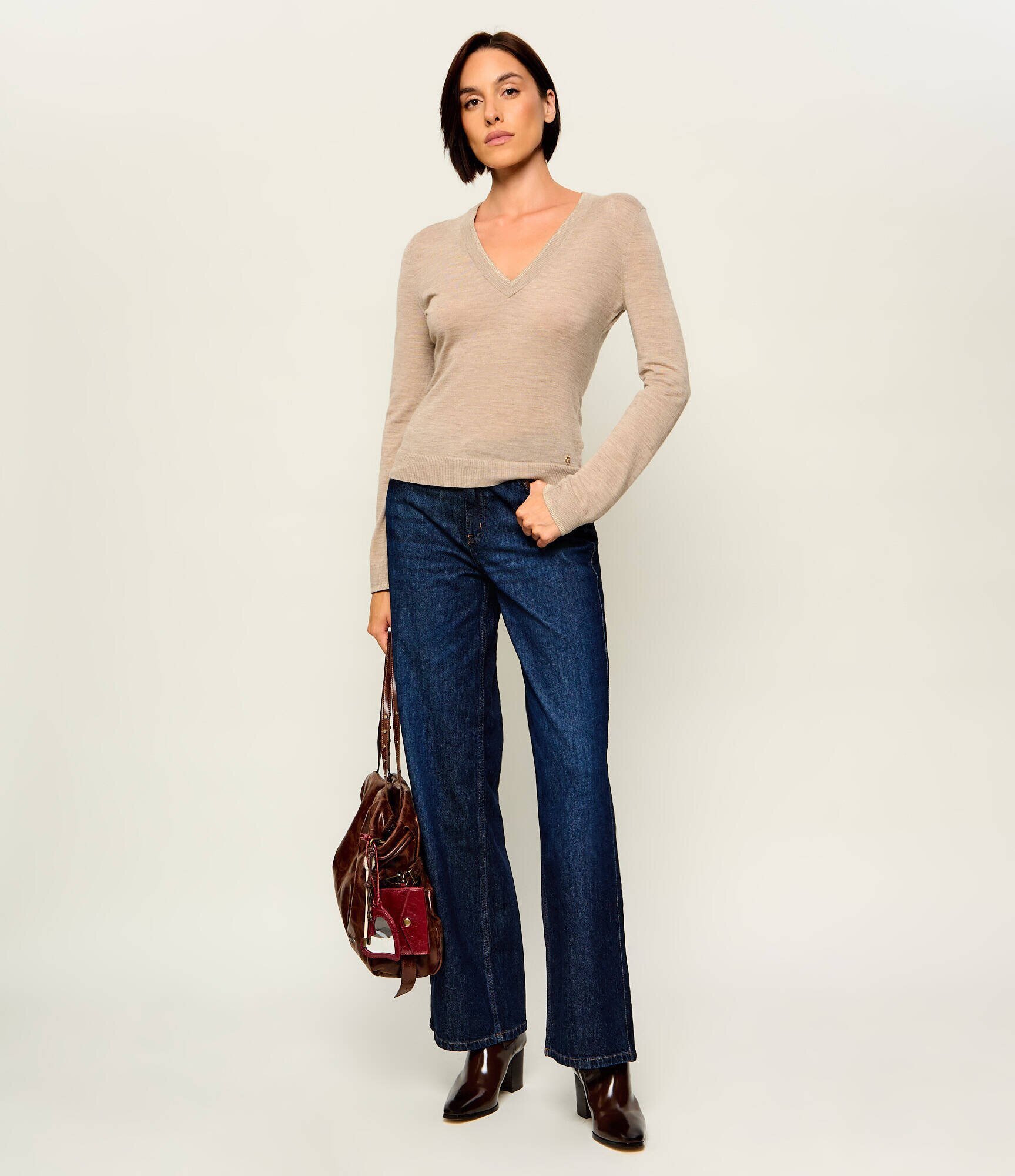 Guess De lână pulover Priscilla | Slim Fit