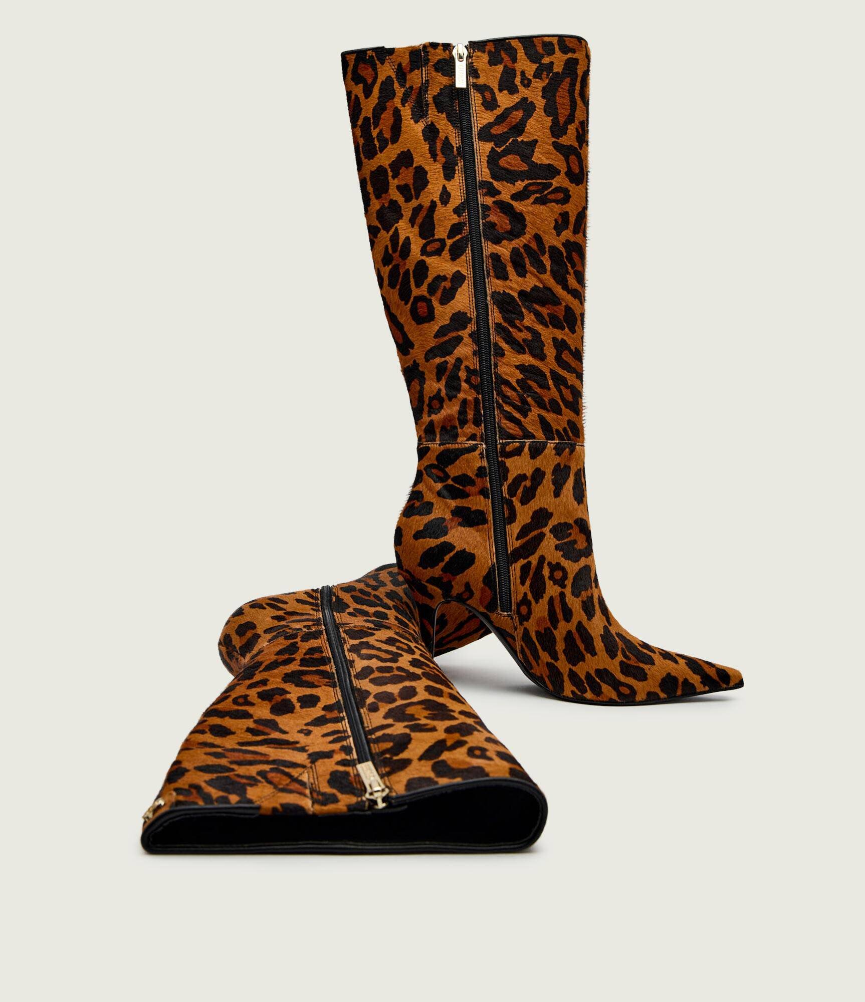 Guess De piele cizme cu toc subțire GRESSAY