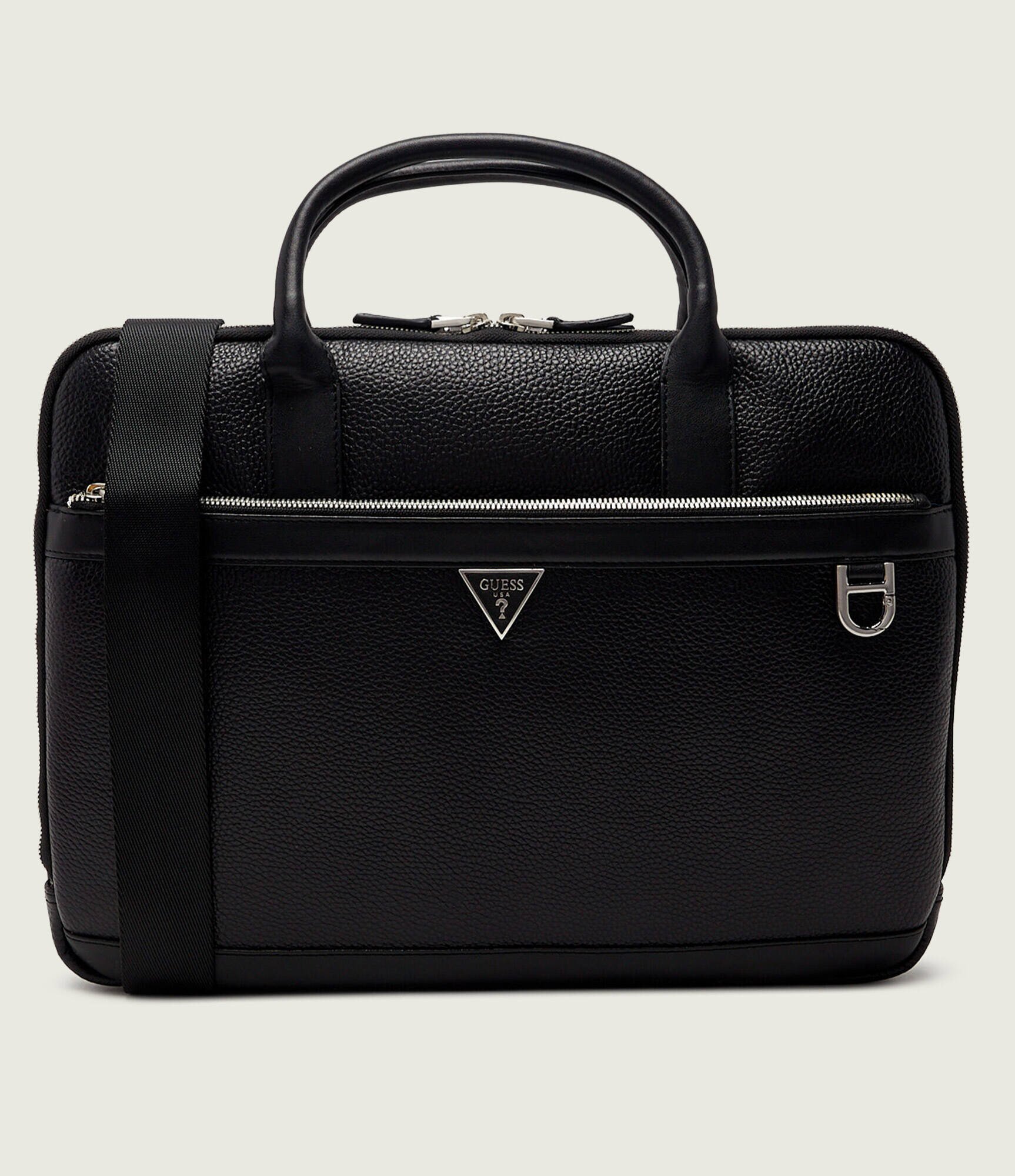 Guess De piele geantă pentru laptop 15" Monaco