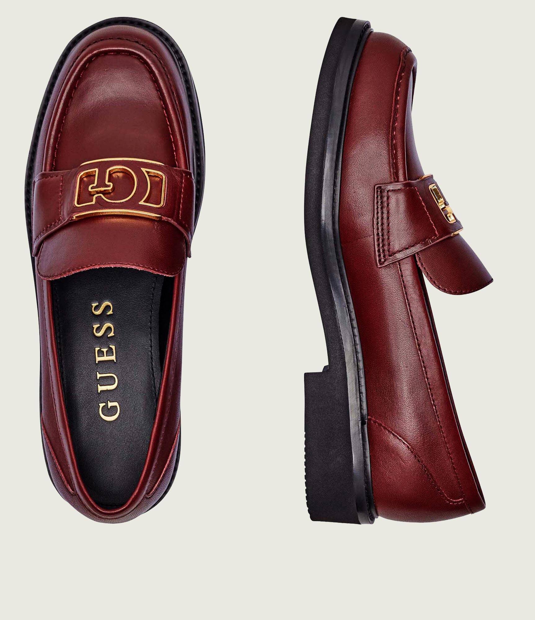 Guess De piele pantofi loafer Shuttle3