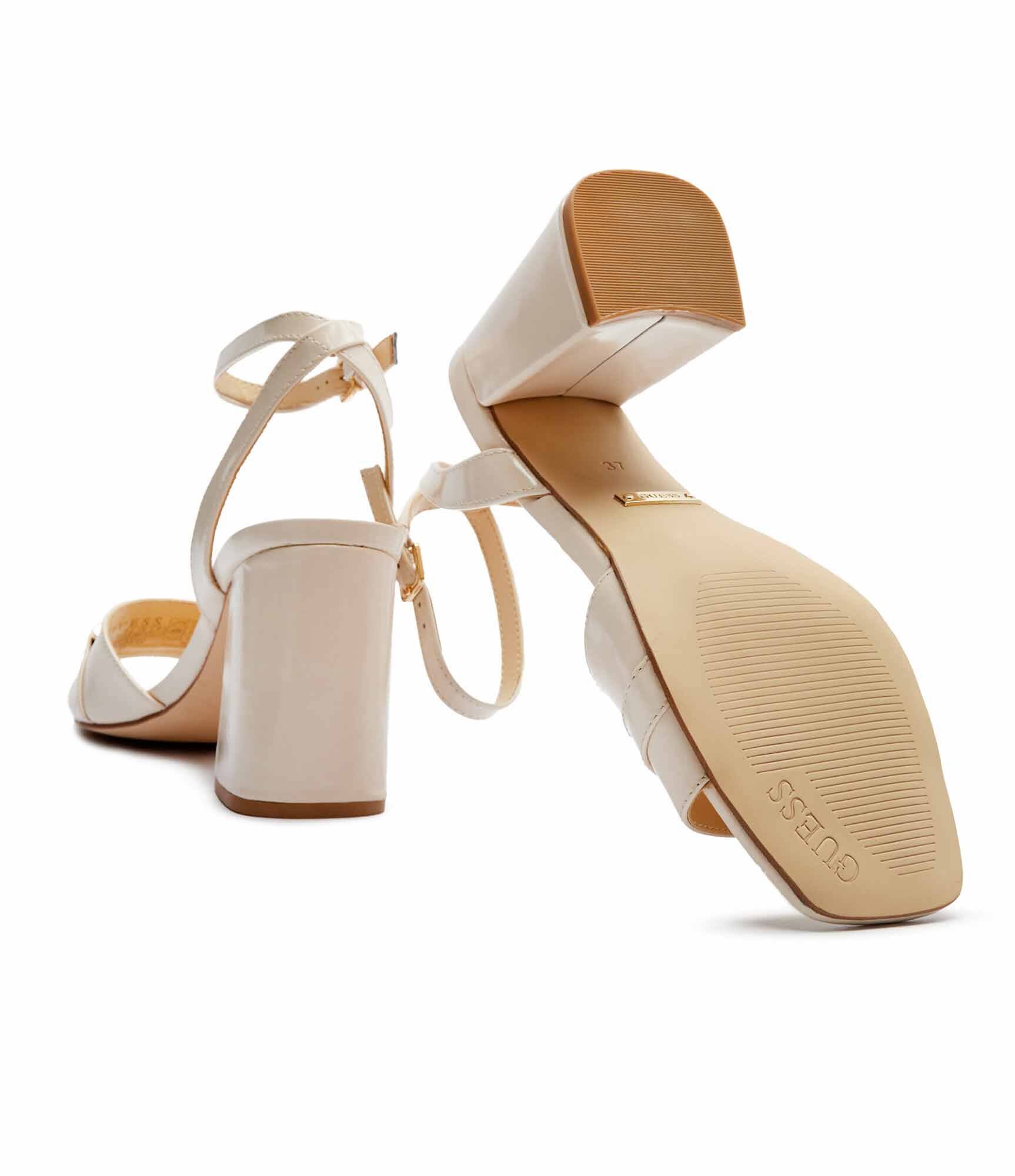 Guess De piele sandale cu toc gros Grato