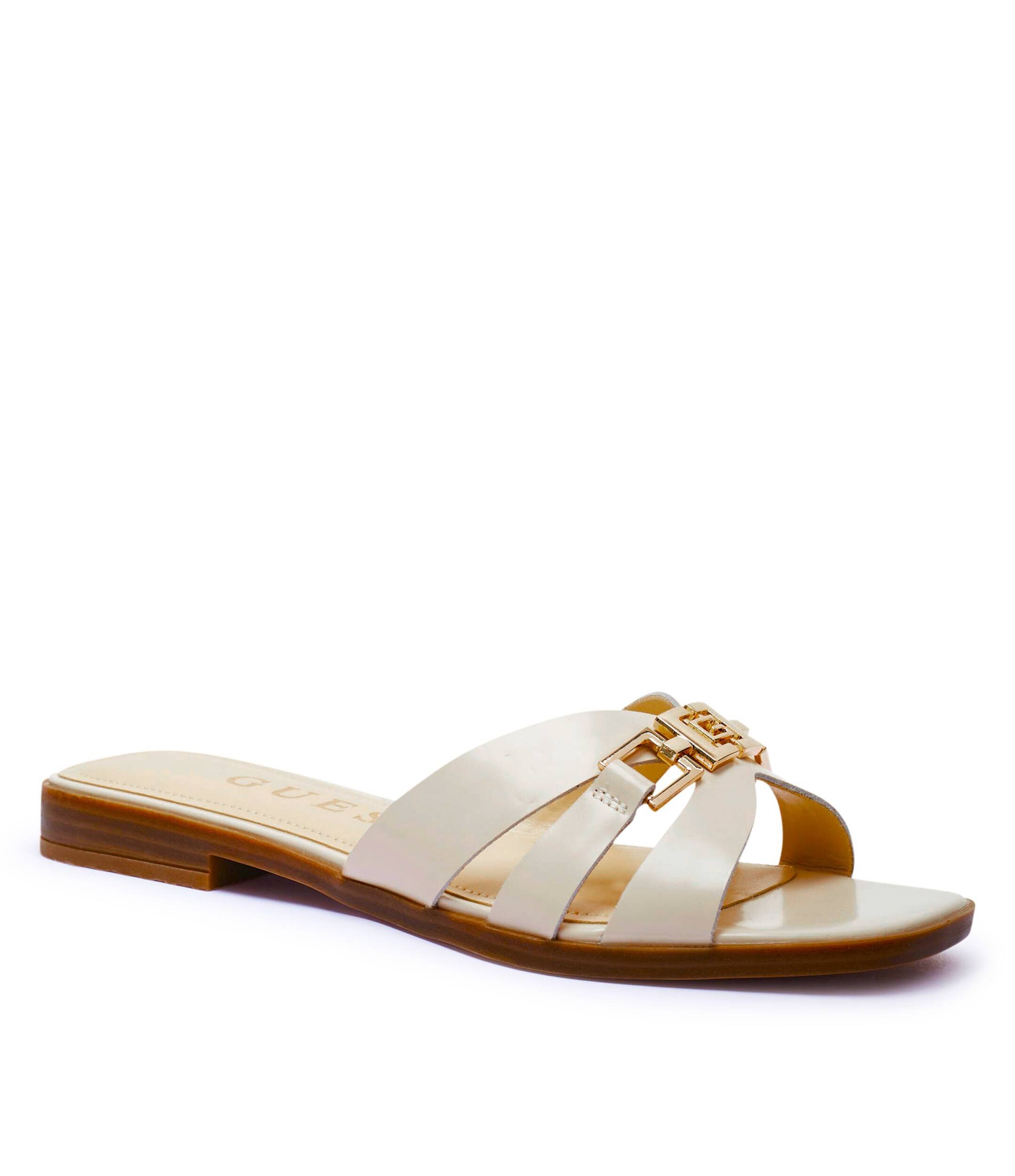 Guess De piele șlapi Lady Ronii
