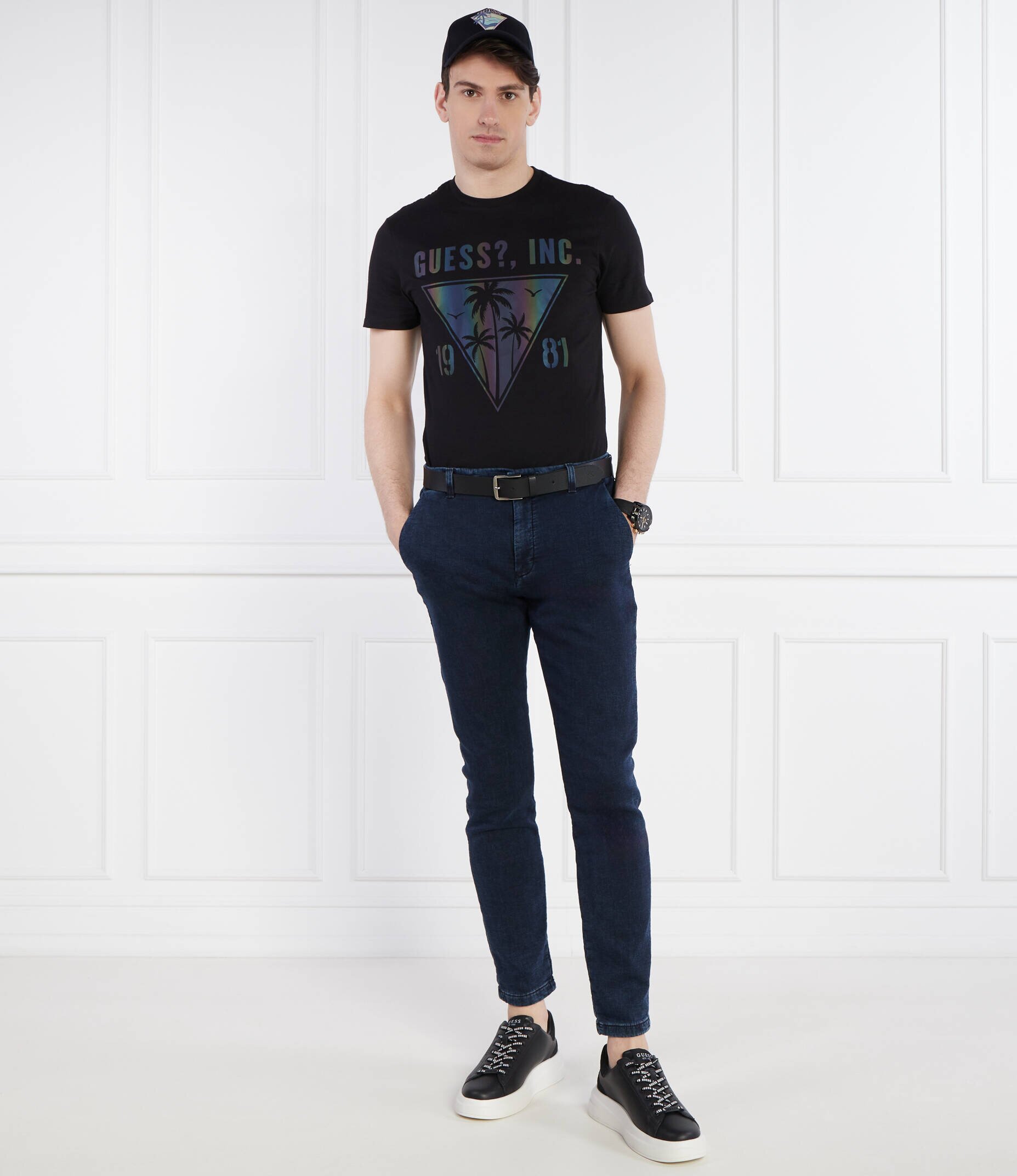 Guess De piele sneakers ELBA